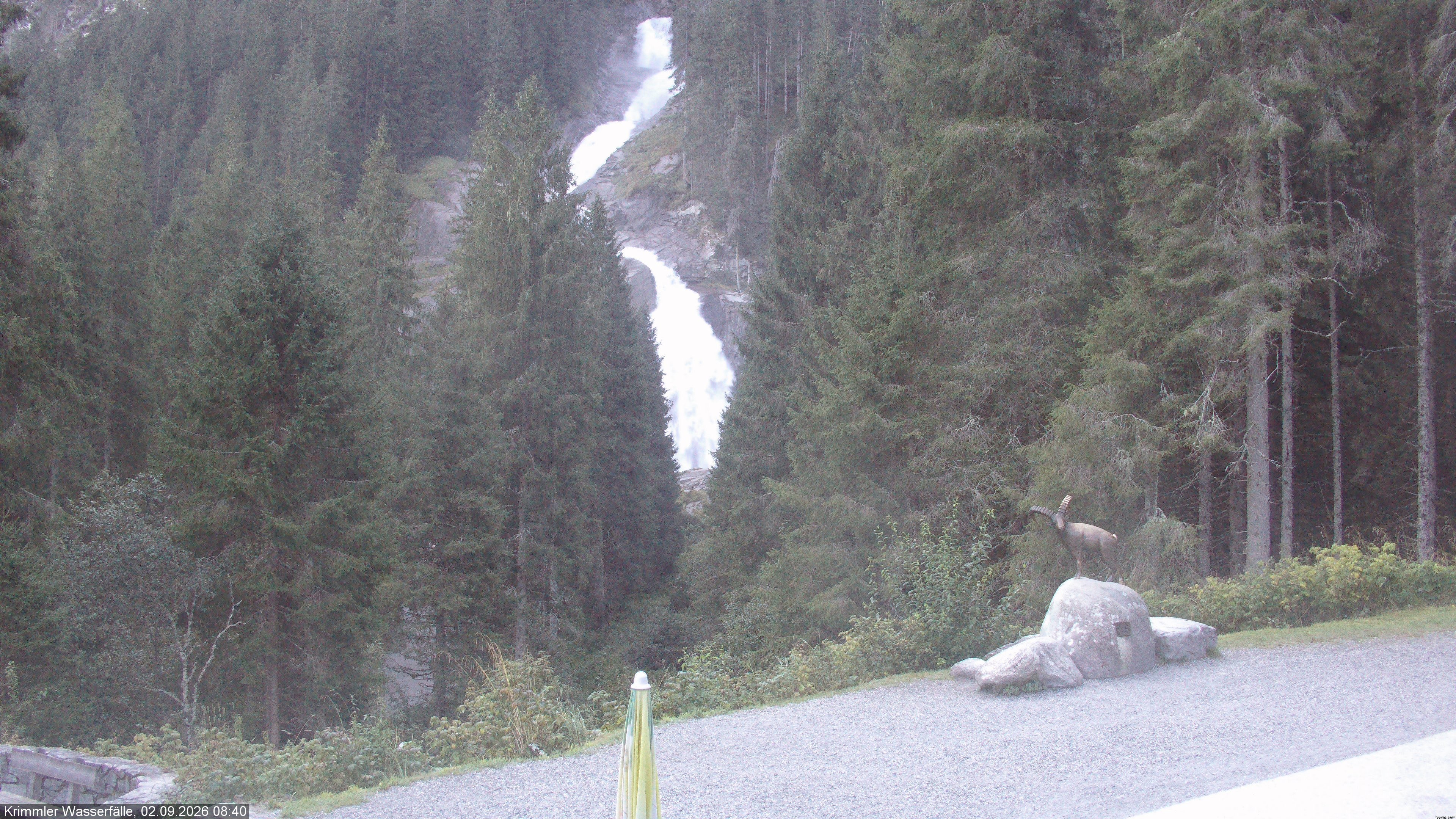 Archiv Foto Webcam Krimmler Wasserfall - Hanke's Café