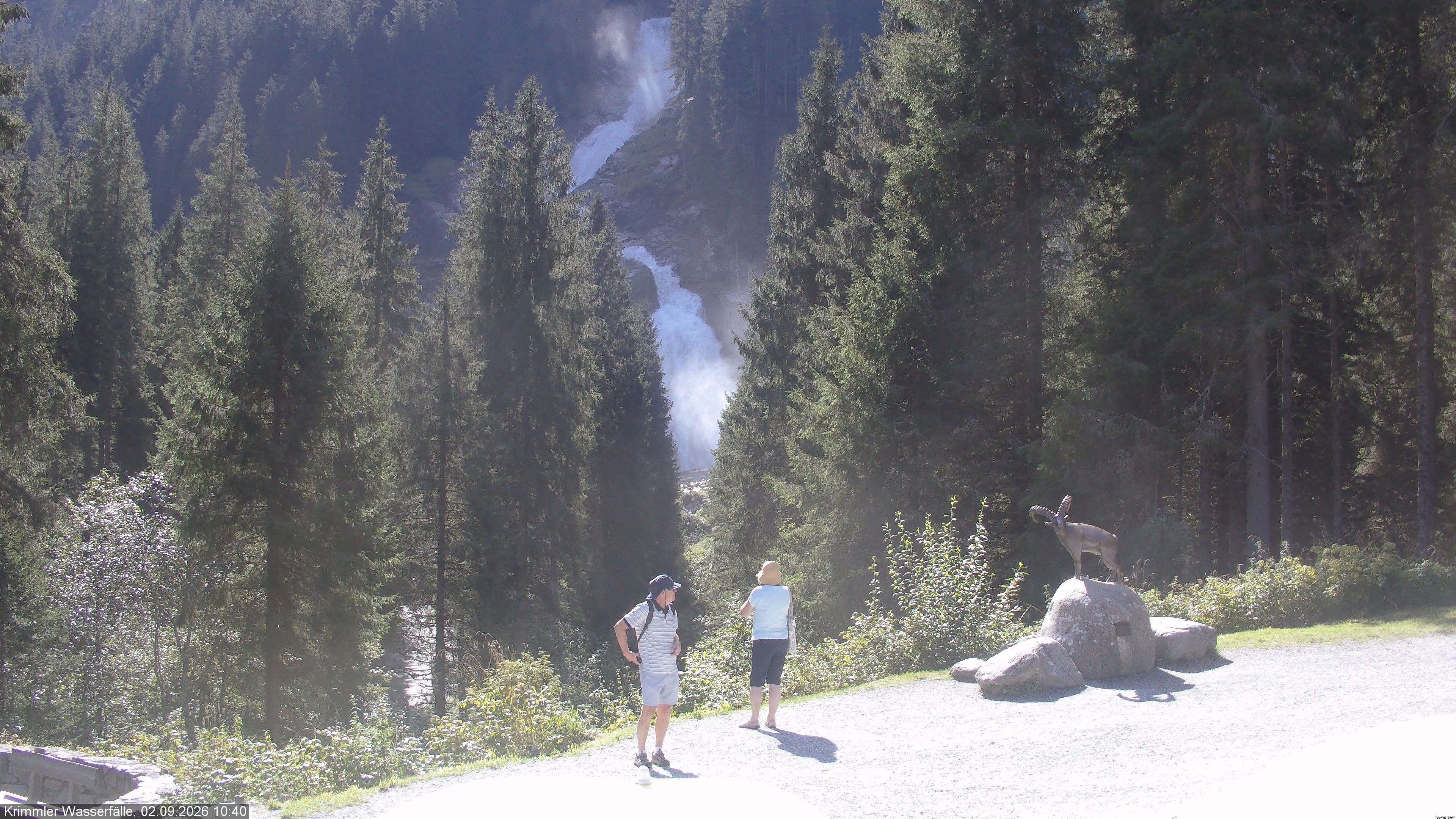 Archiv Foto Webcam Krimmler Wasserfall - Hanke's Café