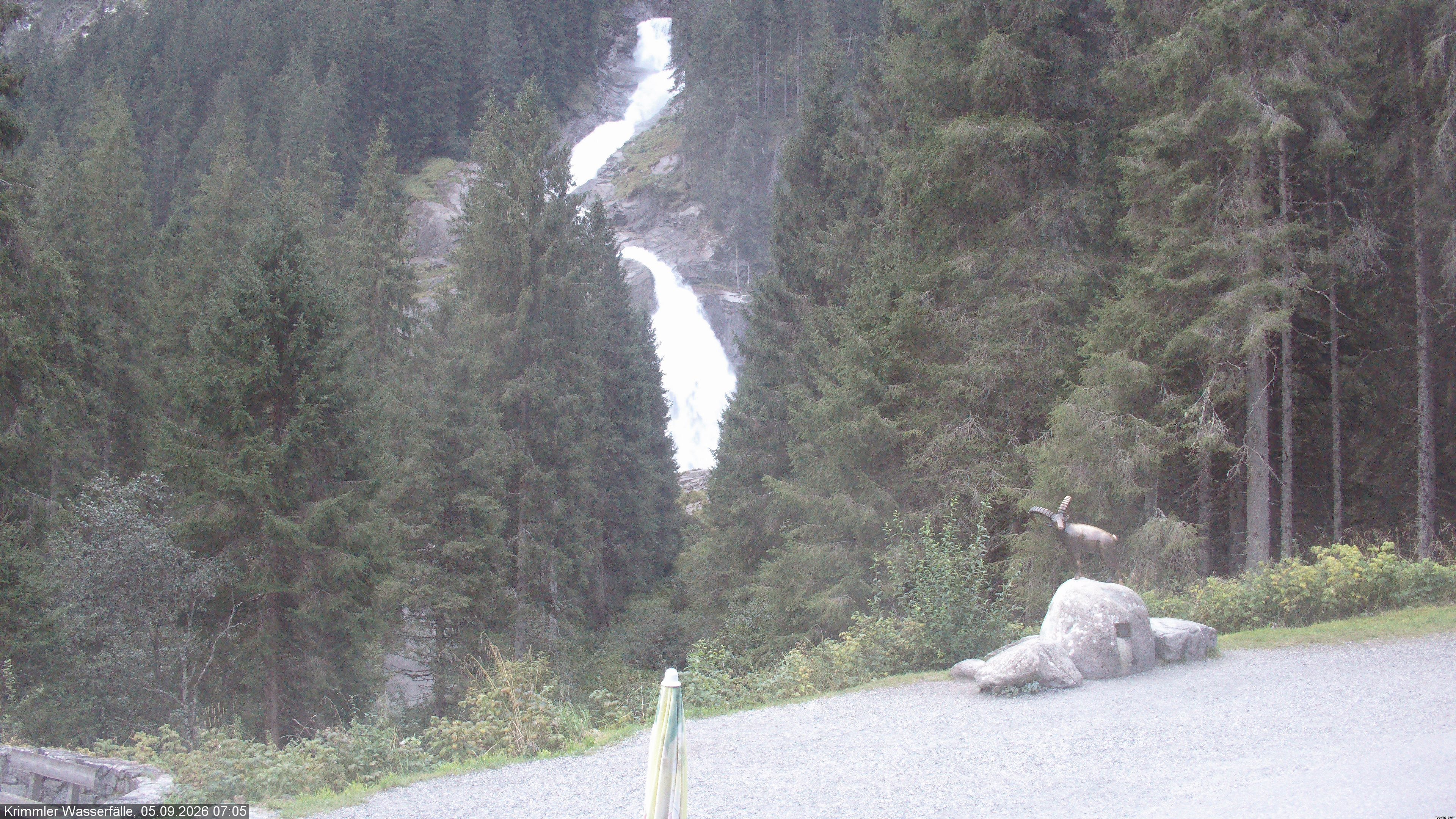 Archiv Foto Webcam Krimmler Wasserfall - Hanke's Café