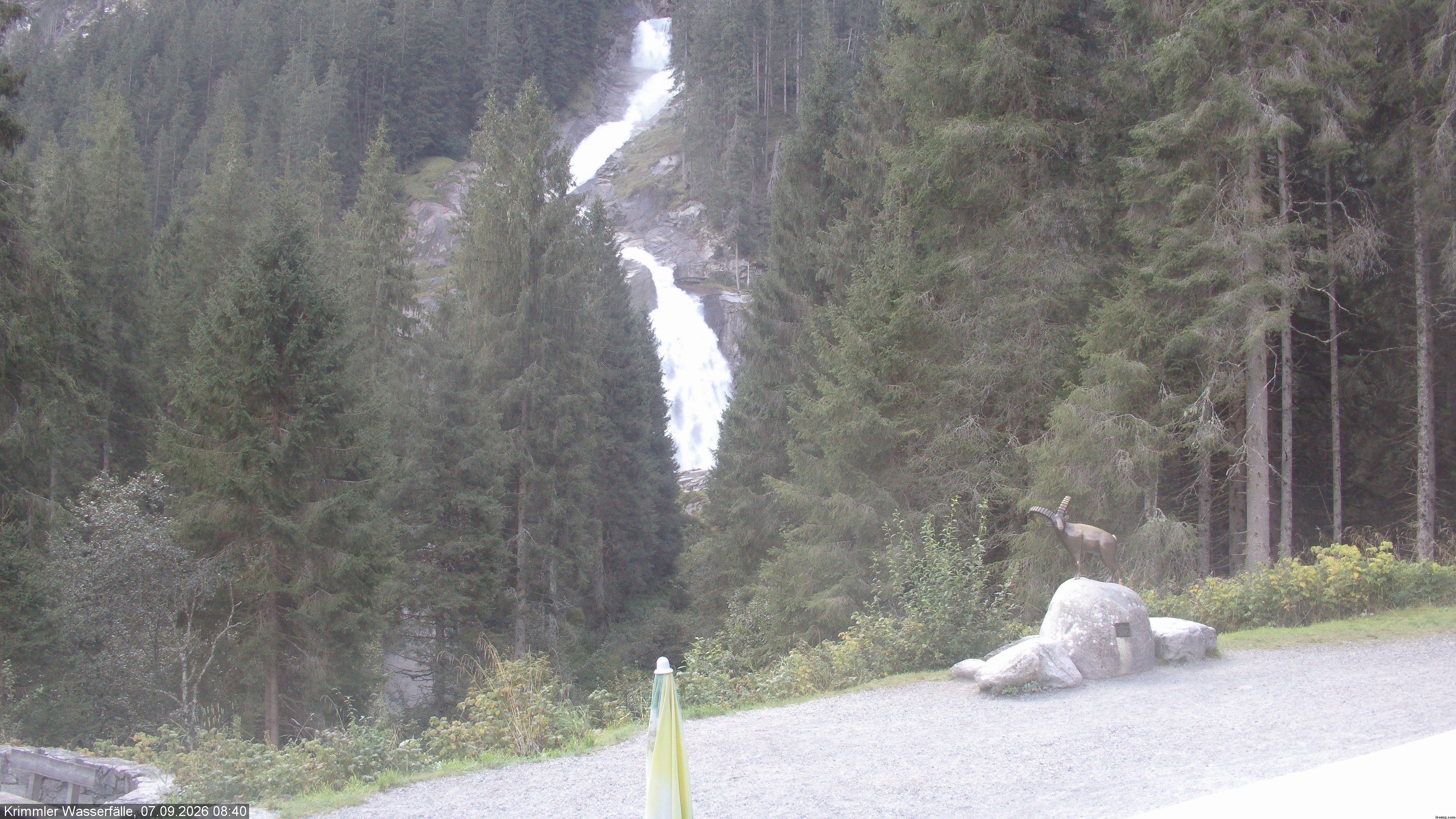 Archiv Foto Webcam Krimmler Wasserfall - Hanke's Café