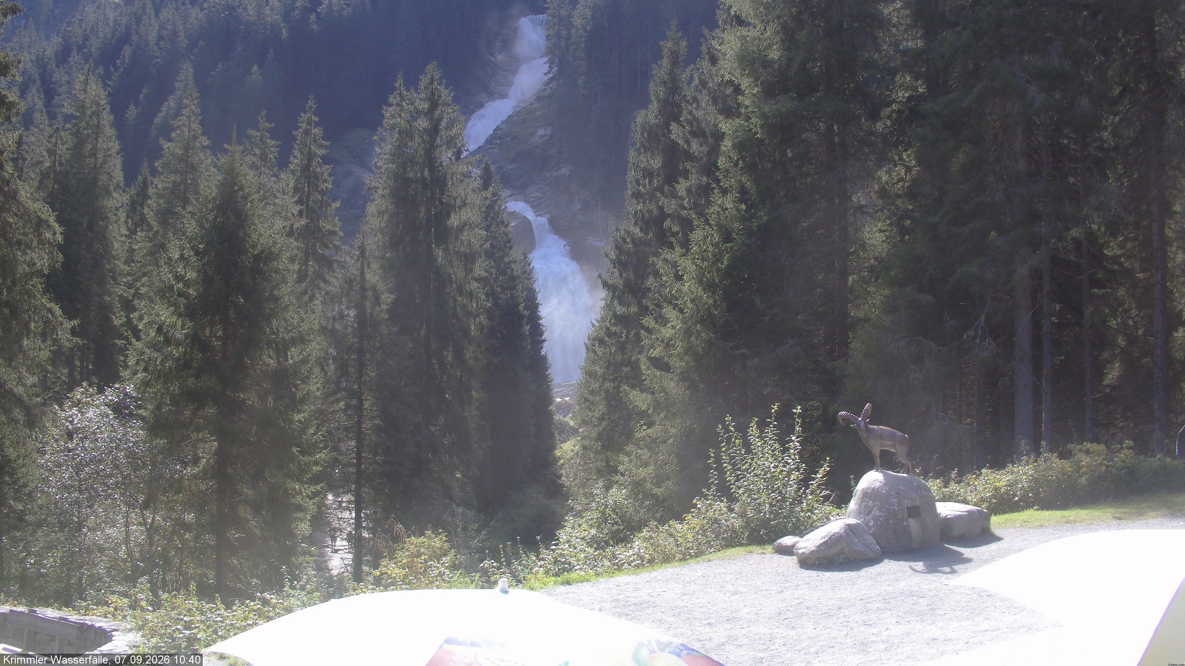 Archiv Foto Webcam Krimmler Wasserfall - Hanke's Café