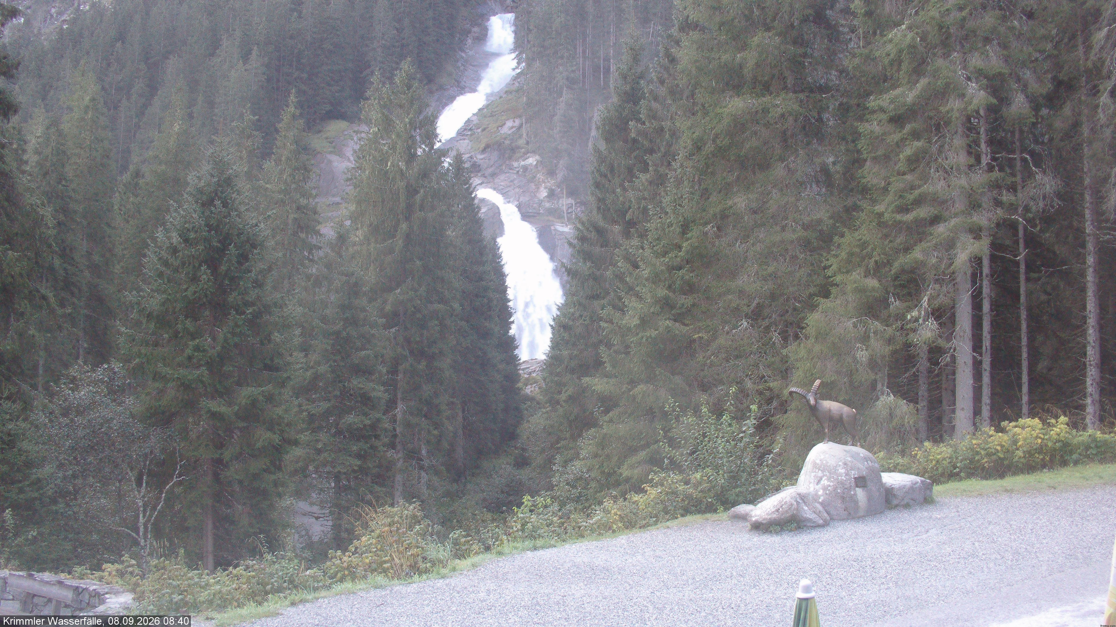 Archiv Foto Webcam Krimmler Wasserfall - Hanke's Café
