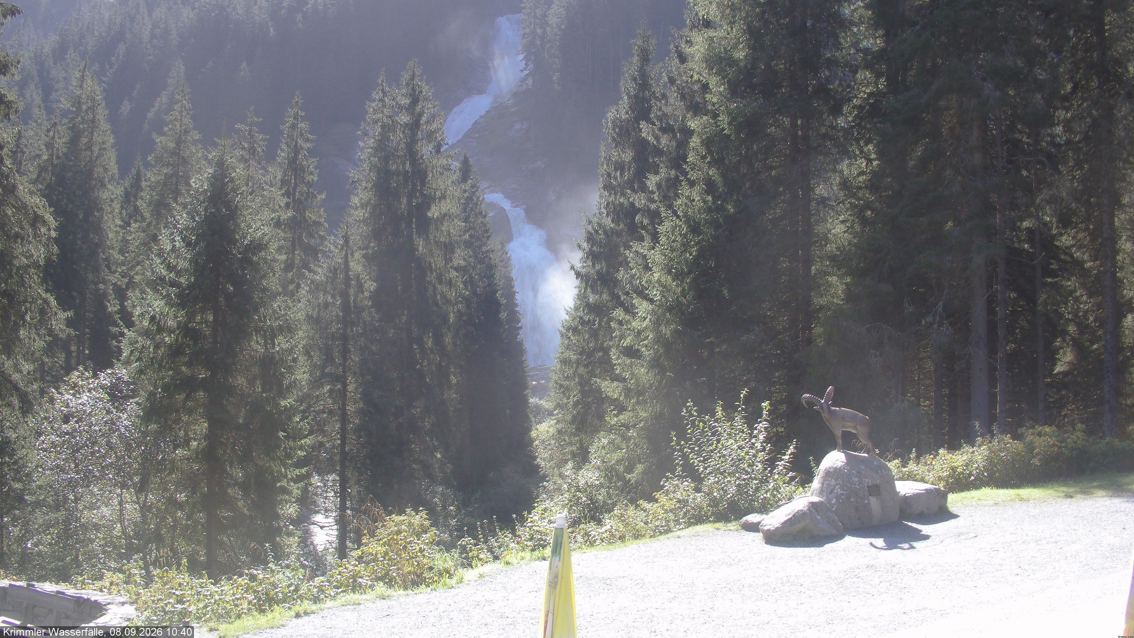 Archiv Foto Webcam Krimmler Wasserfall - Hanke's Café
