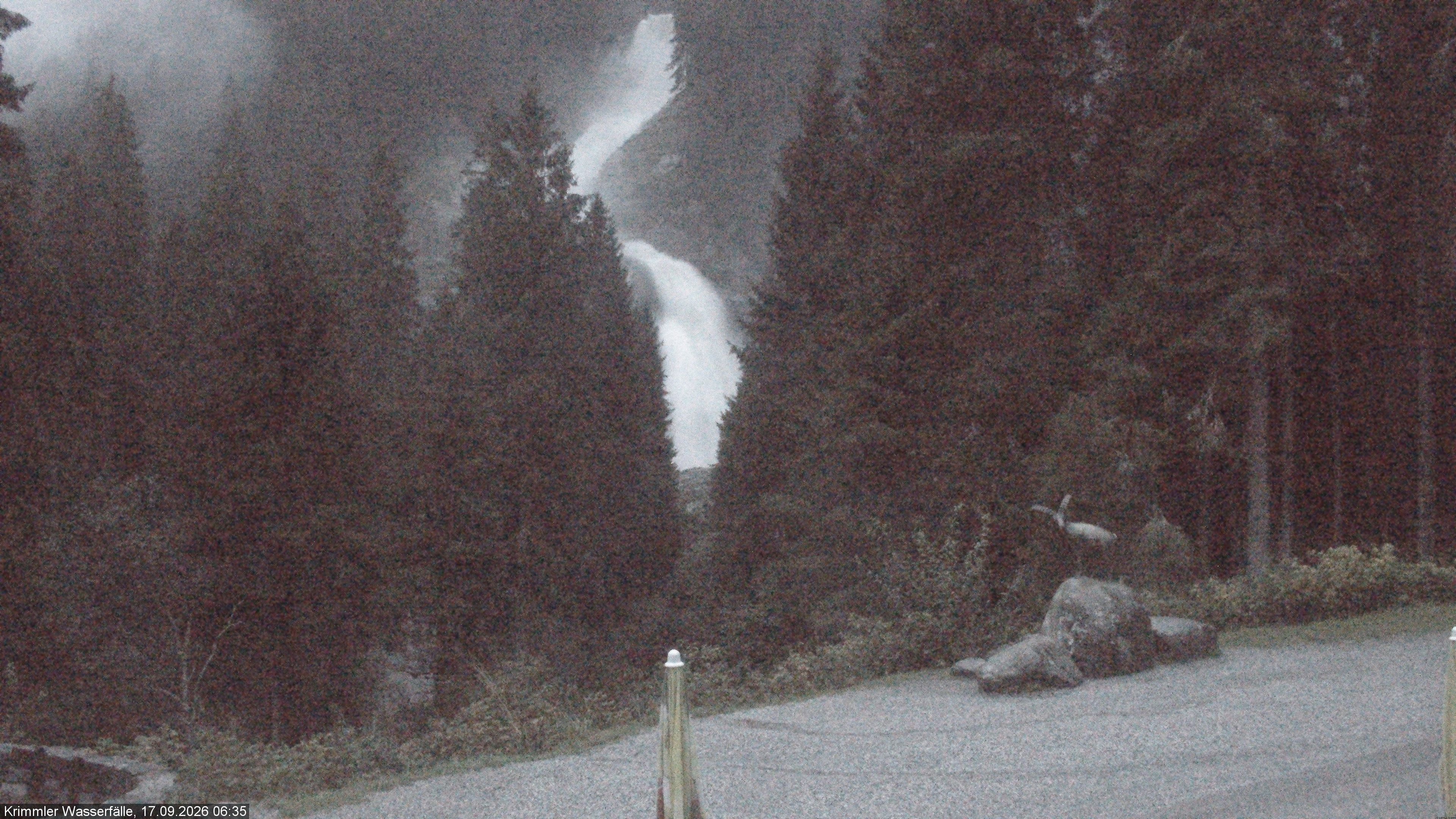 Archiv Foto Webcam Krimmler Wasserfall - Hanke's Café