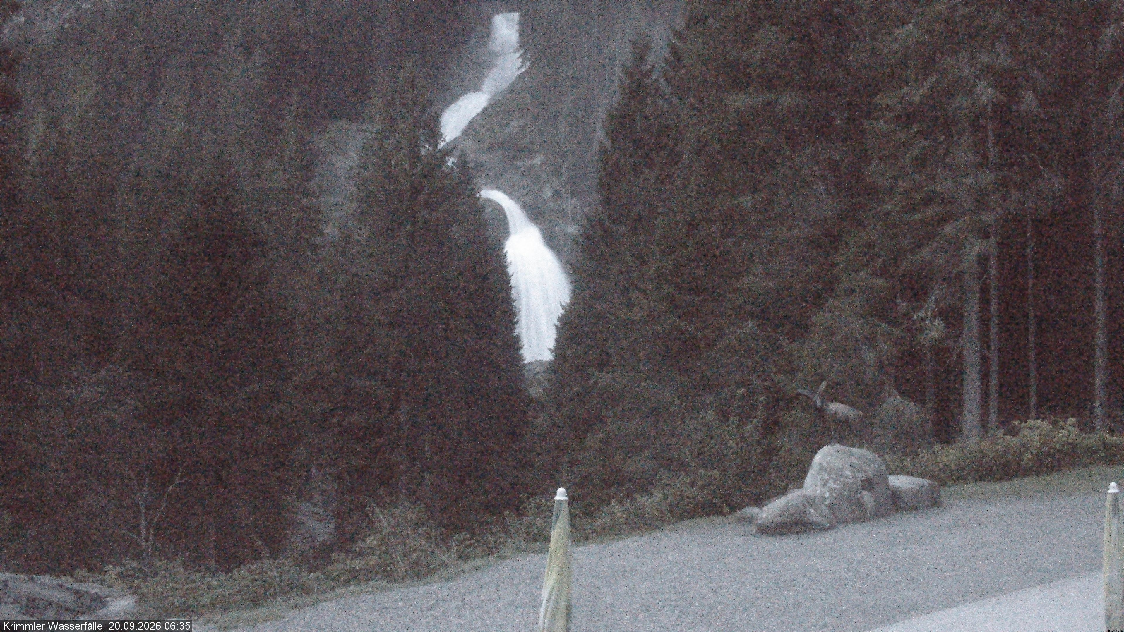 Archiv Foto Webcam Krimmler Wasserfall - Hanke's Café
