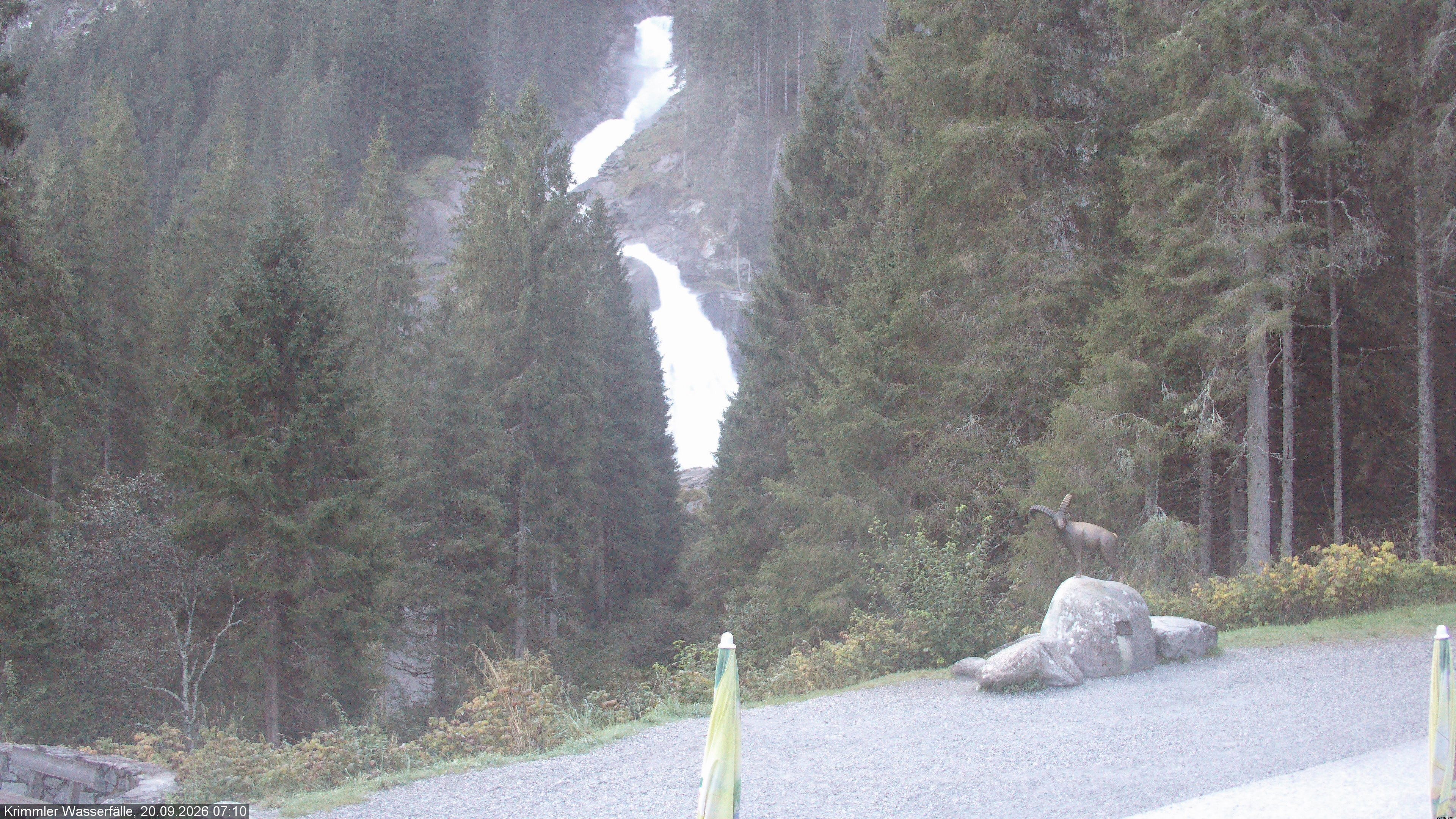 Archiv Foto Webcam Krimmler Wasserfall - Hanke's Café
