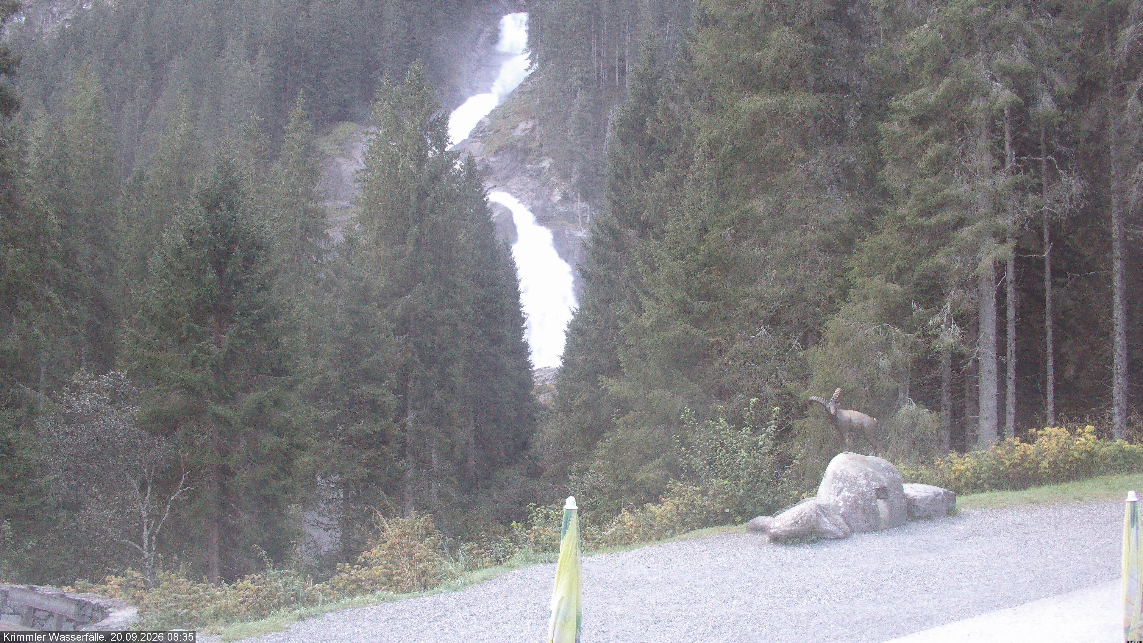 Archiv Foto Webcam Krimmler Wasserfall - Hanke's Café