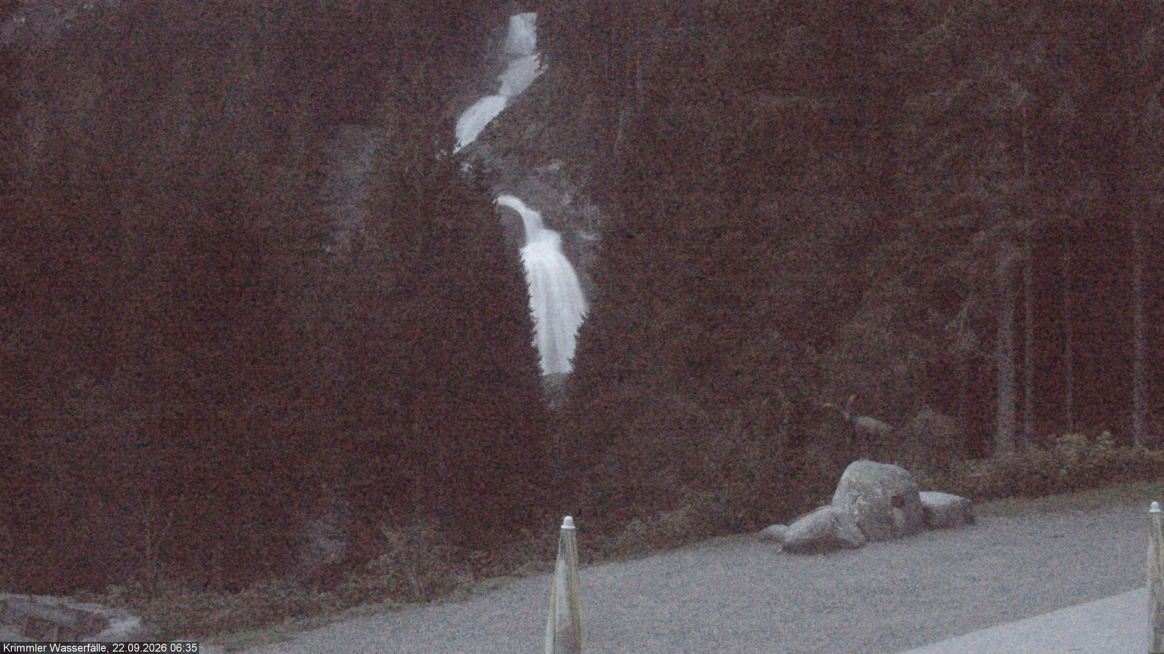 Archiv Foto Webcam Krimmler Wasserfall - Hanke's Café