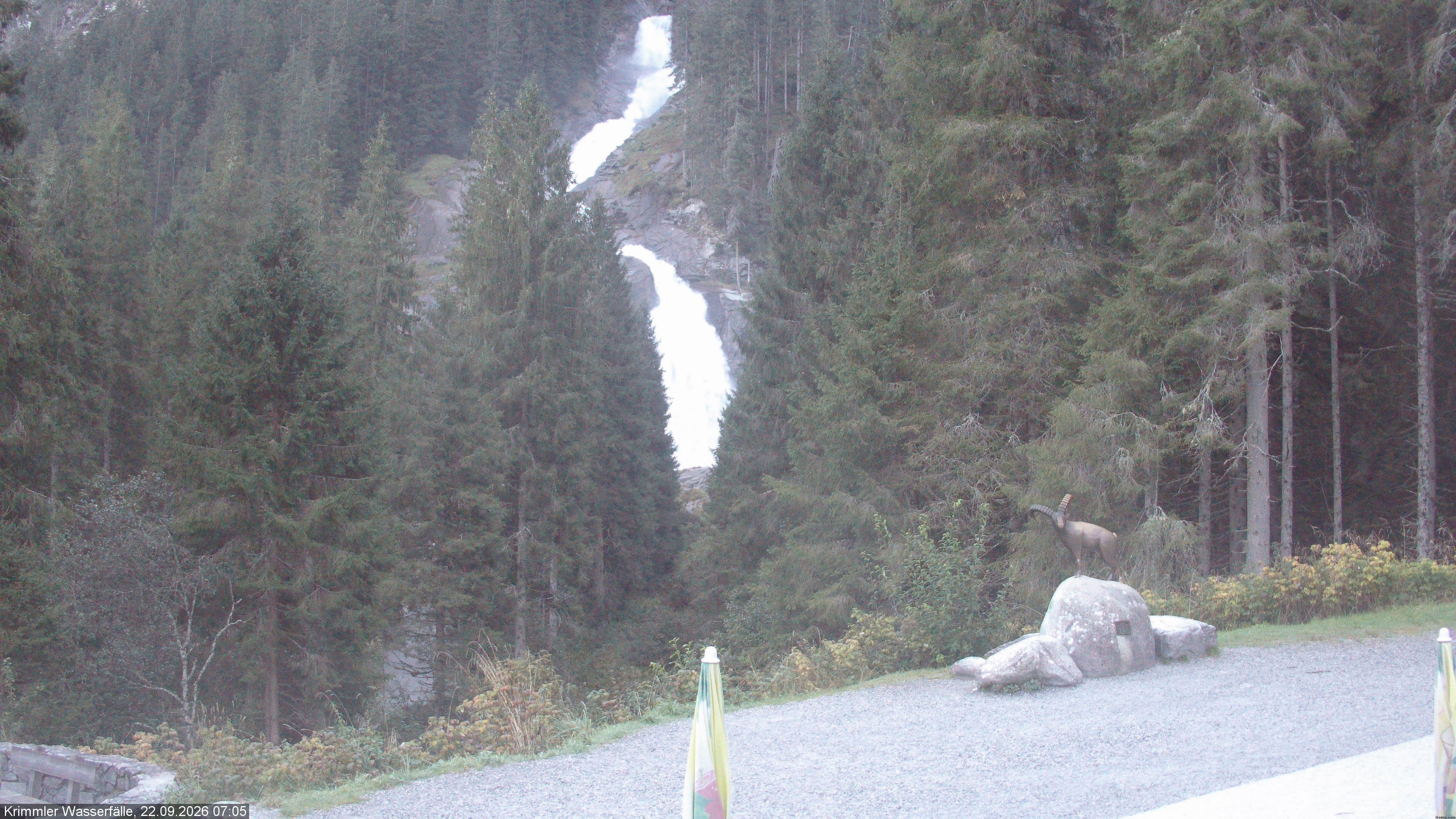 Archiv Foto Webcam Krimmler Wasserfall - Hanke's Café