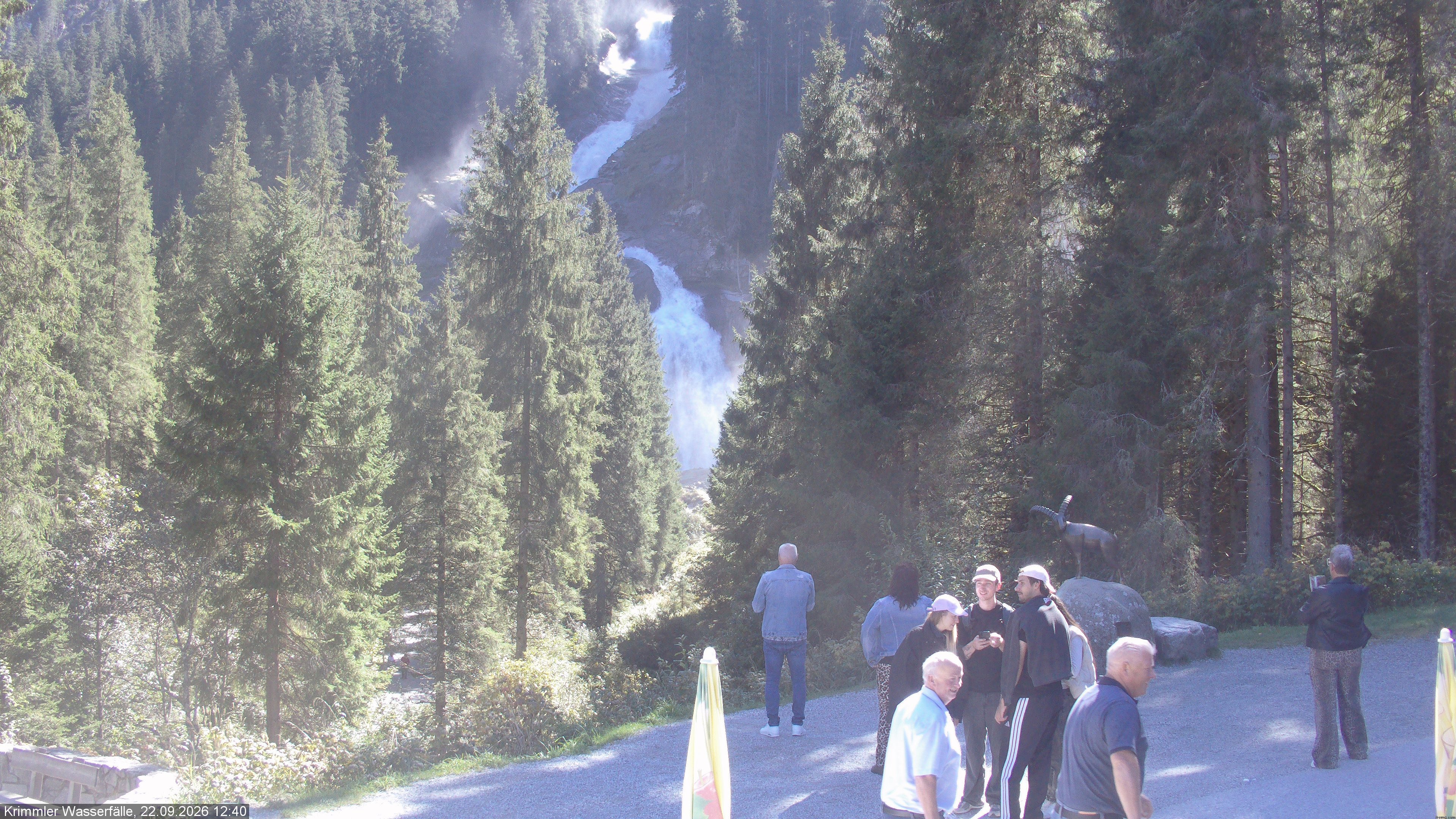 Archiv Foto Webcam Krimmler Wasserfall - Hanke's Café