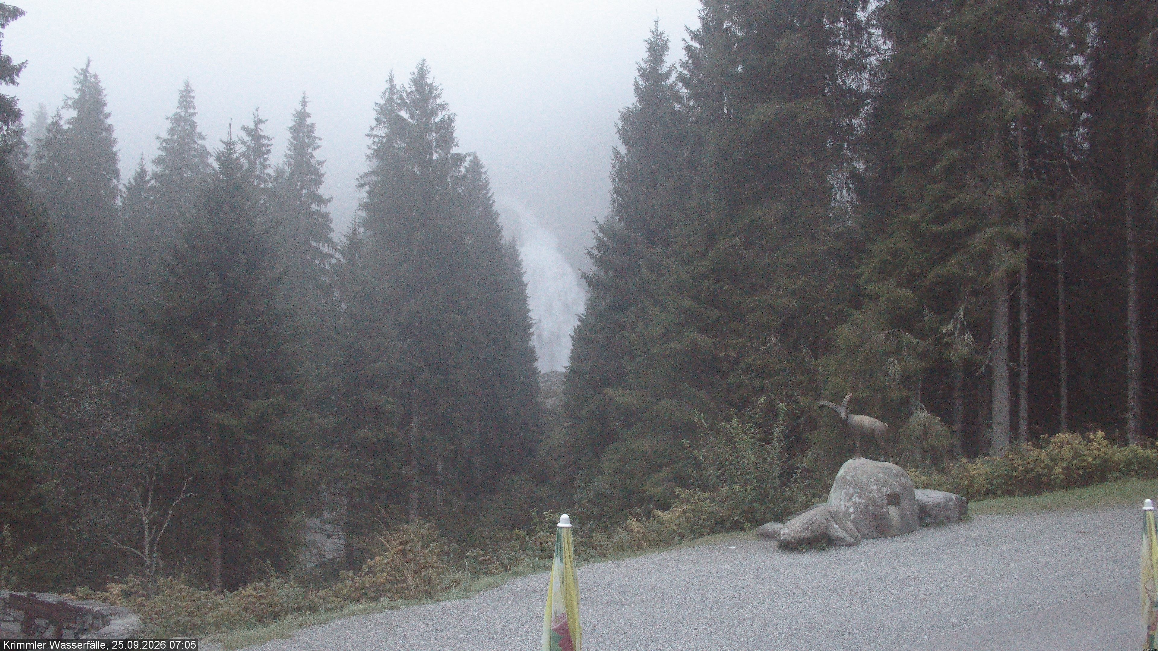 Archiv Foto Webcam Krimmler Wasserfall - Hanke's Café