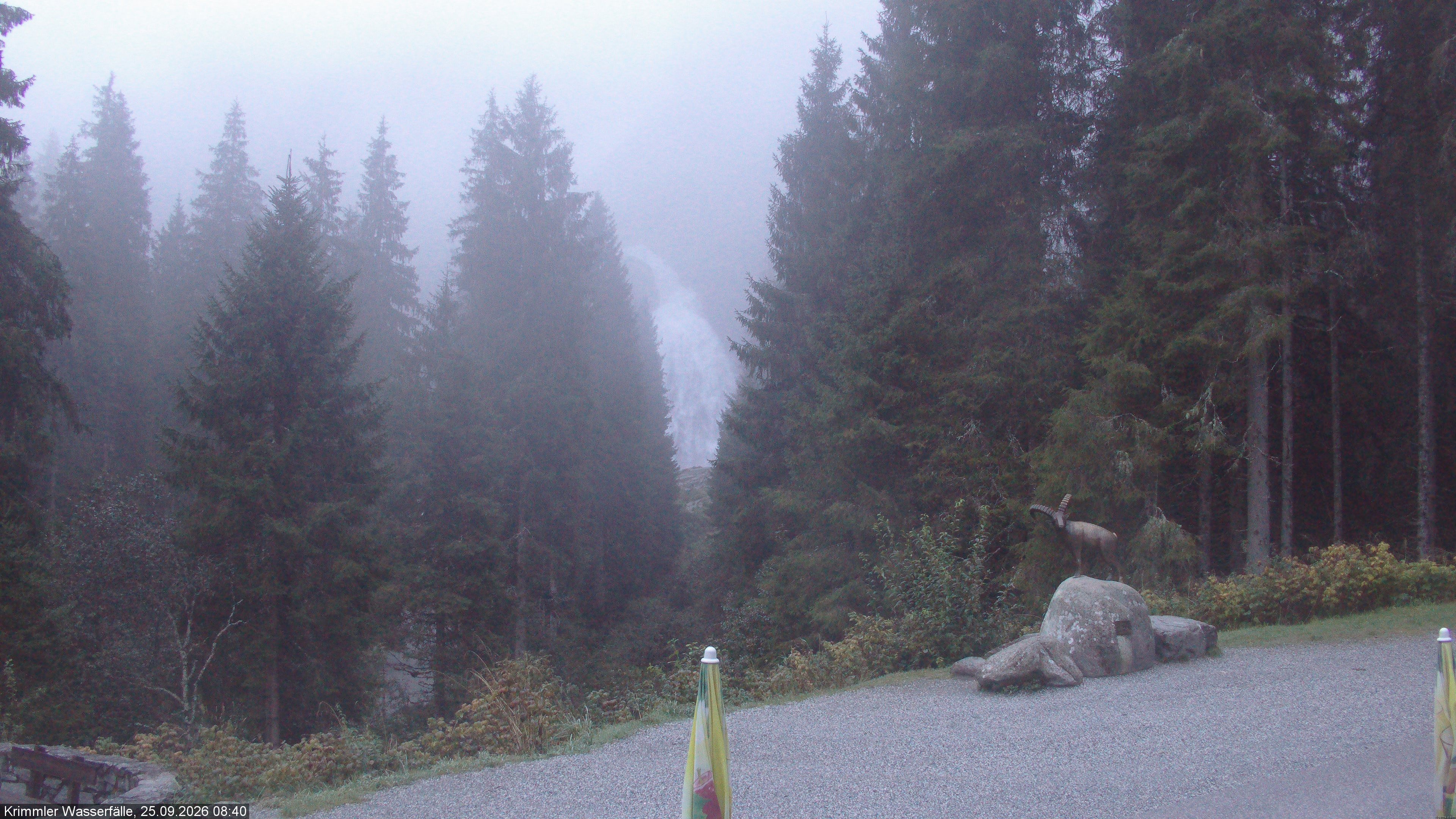 Archiv Foto Webcam Krimmler Wasserfall - Hanke's Café