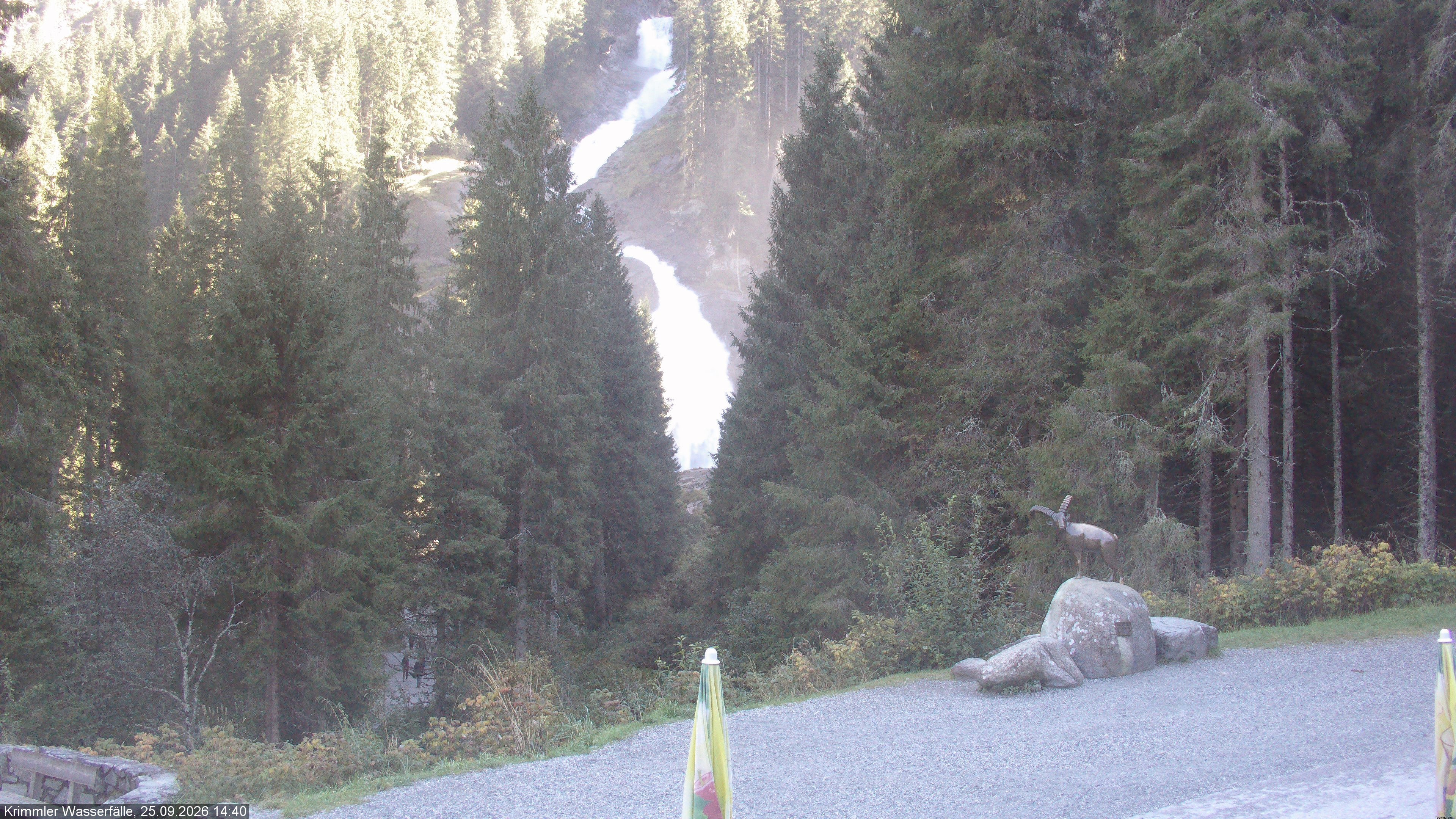 Archiv Foto Webcam Krimmler Wasserfall - Hanke's Café