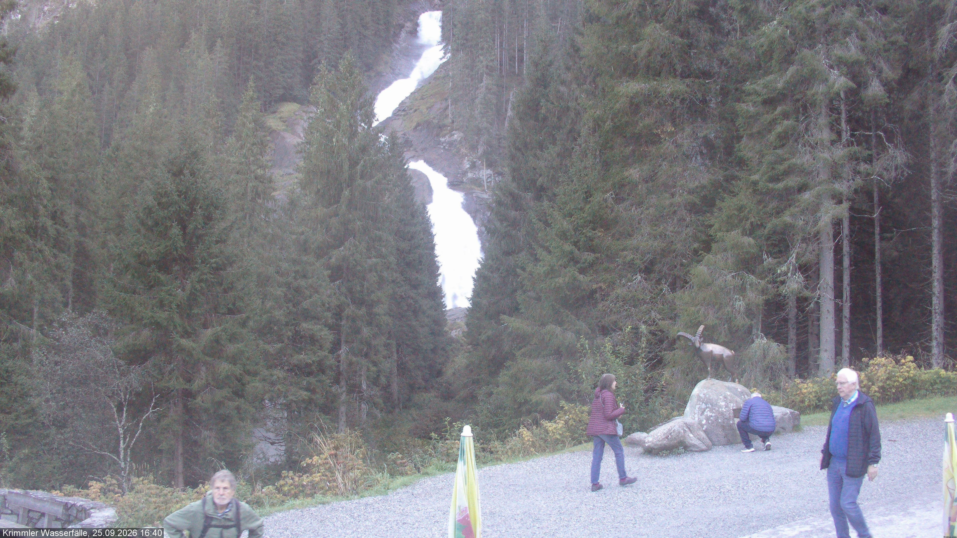 Archiv Foto Webcam Krimmler Wasserfall - Hanke's Café