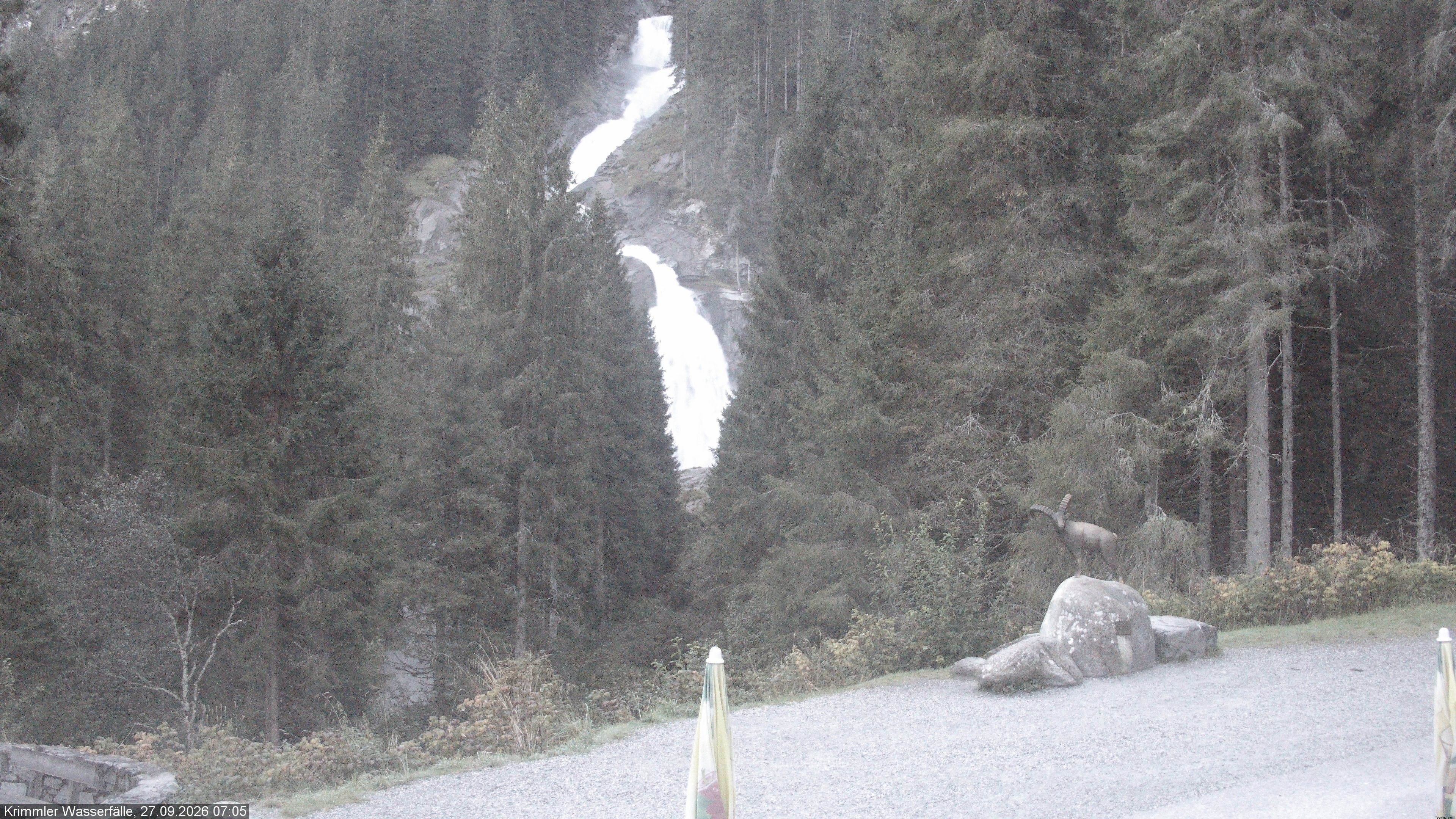 Archiv Foto Webcam Krimmler Wasserfall - Hanke's Café