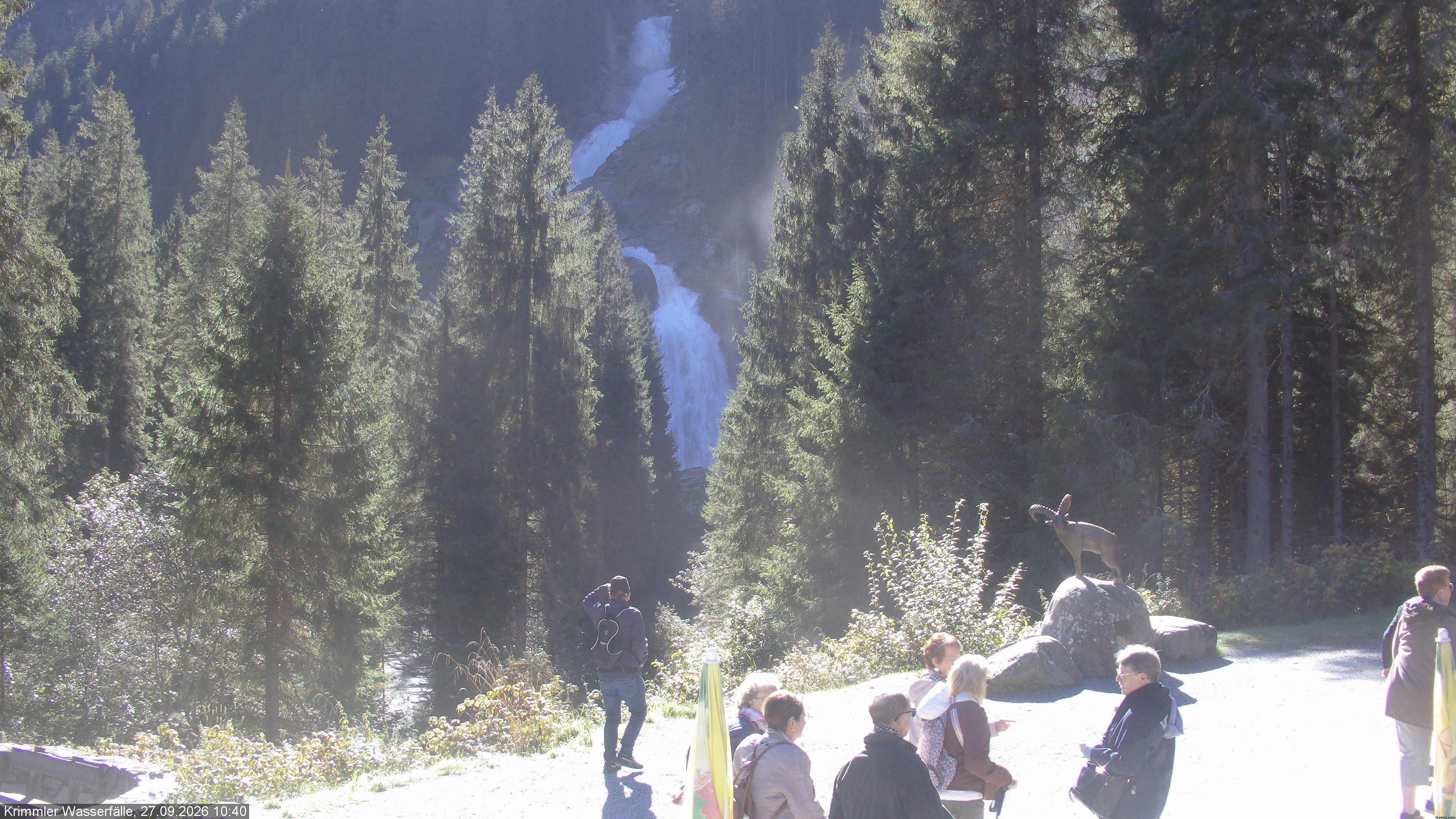 Archiv Foto Webcam Krimmler Wasserfall - Hanke's Café