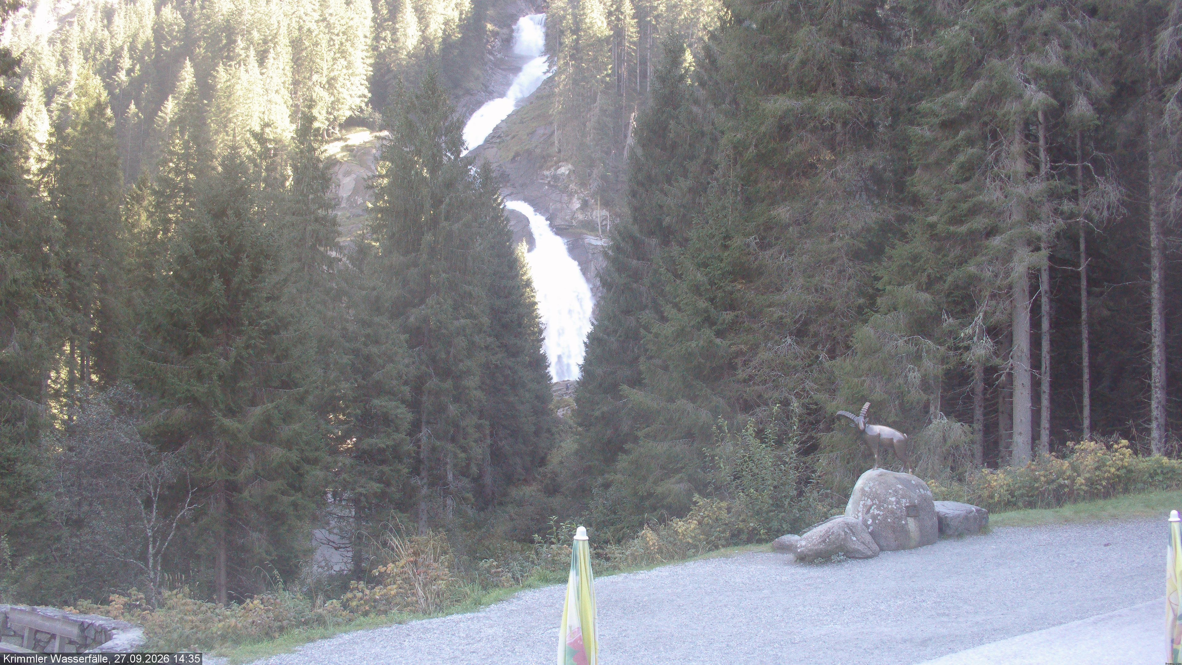 Archiv Foto Webcam Krimmler Wasserfall - Hanke's Café