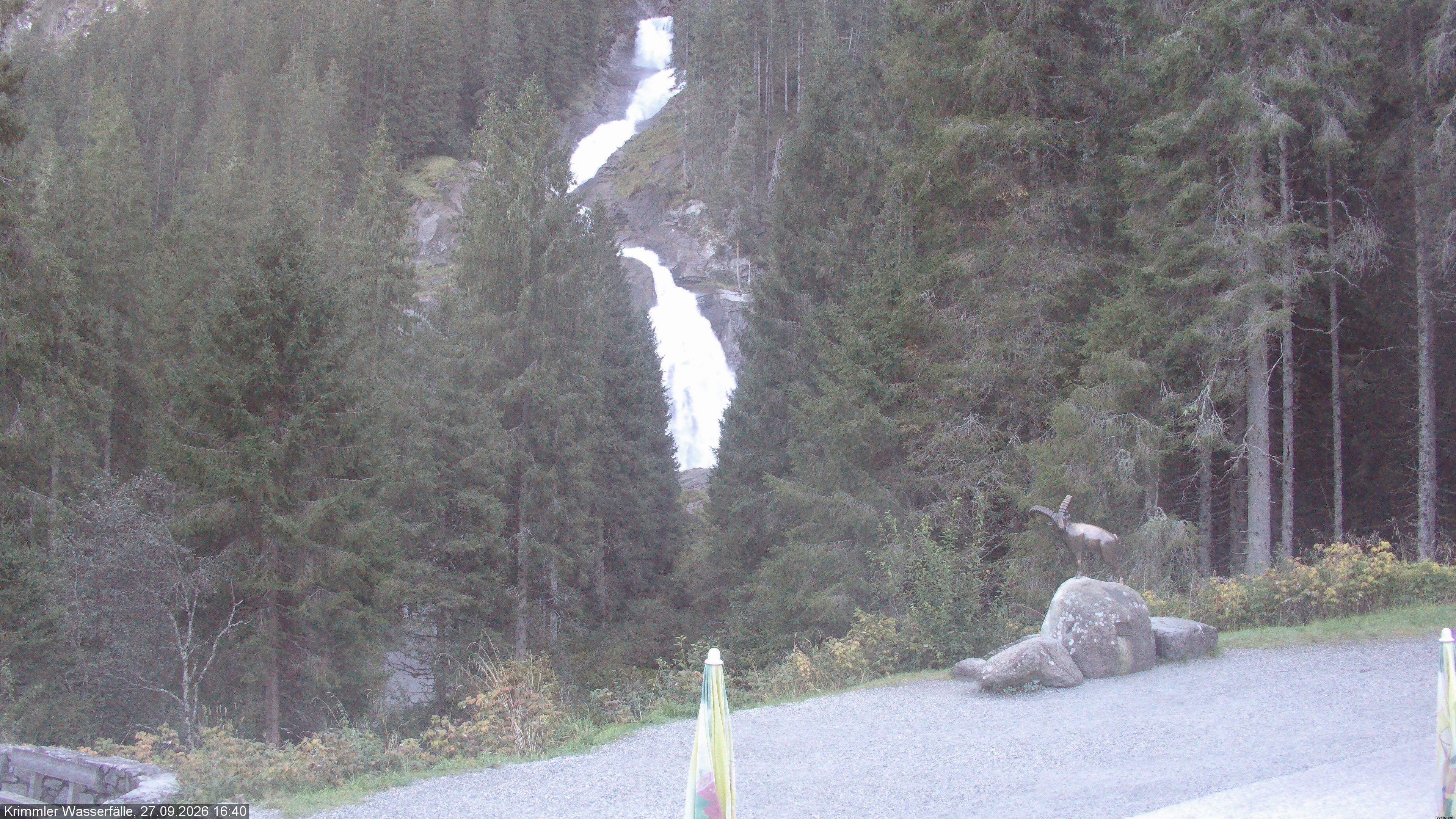 Archiv Foto Webcam Krimmler Wasserfall - Hanke's Café