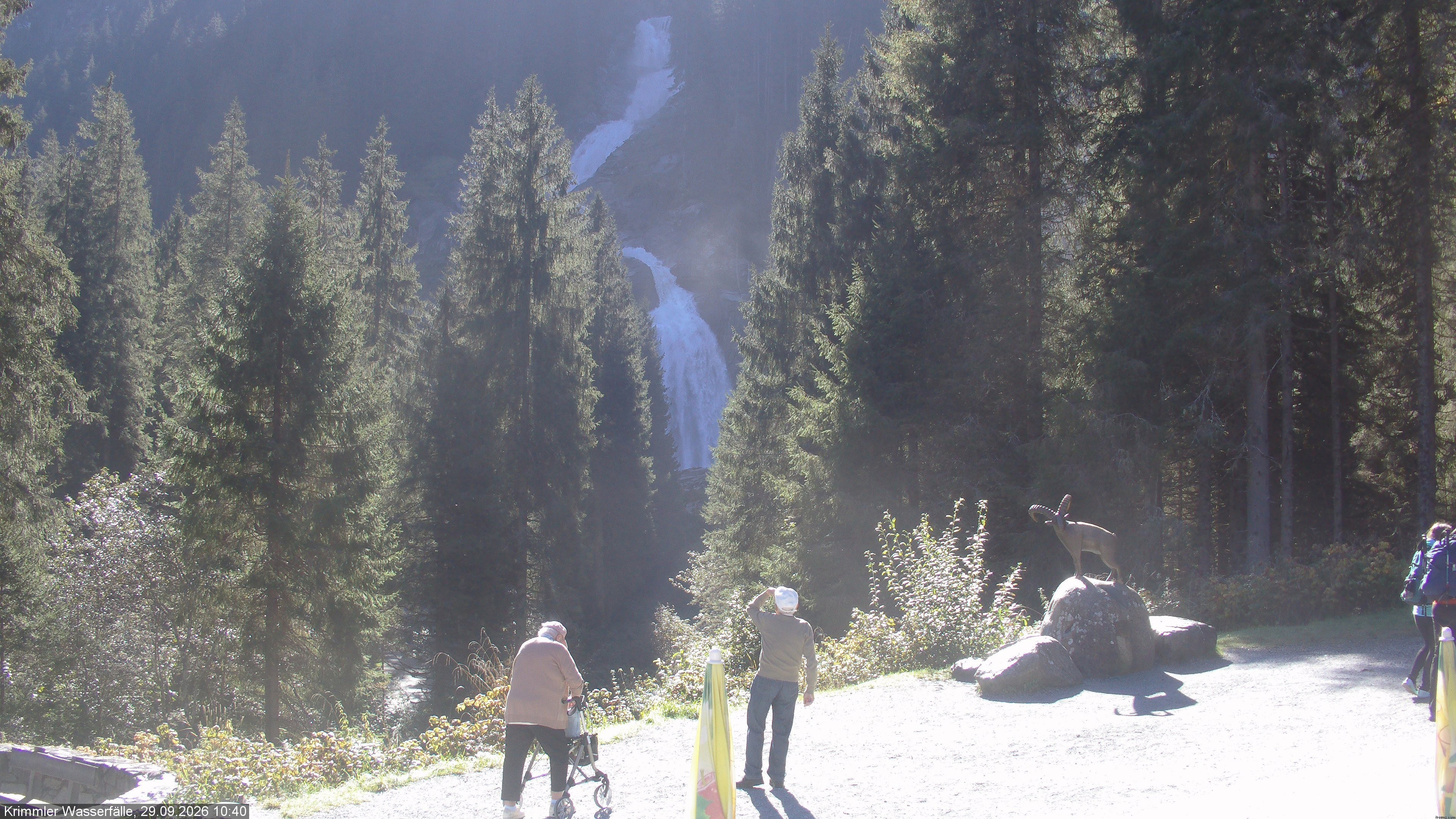 Archiv Foto Webcam Krimmler Wasserfall - Hanke's Café