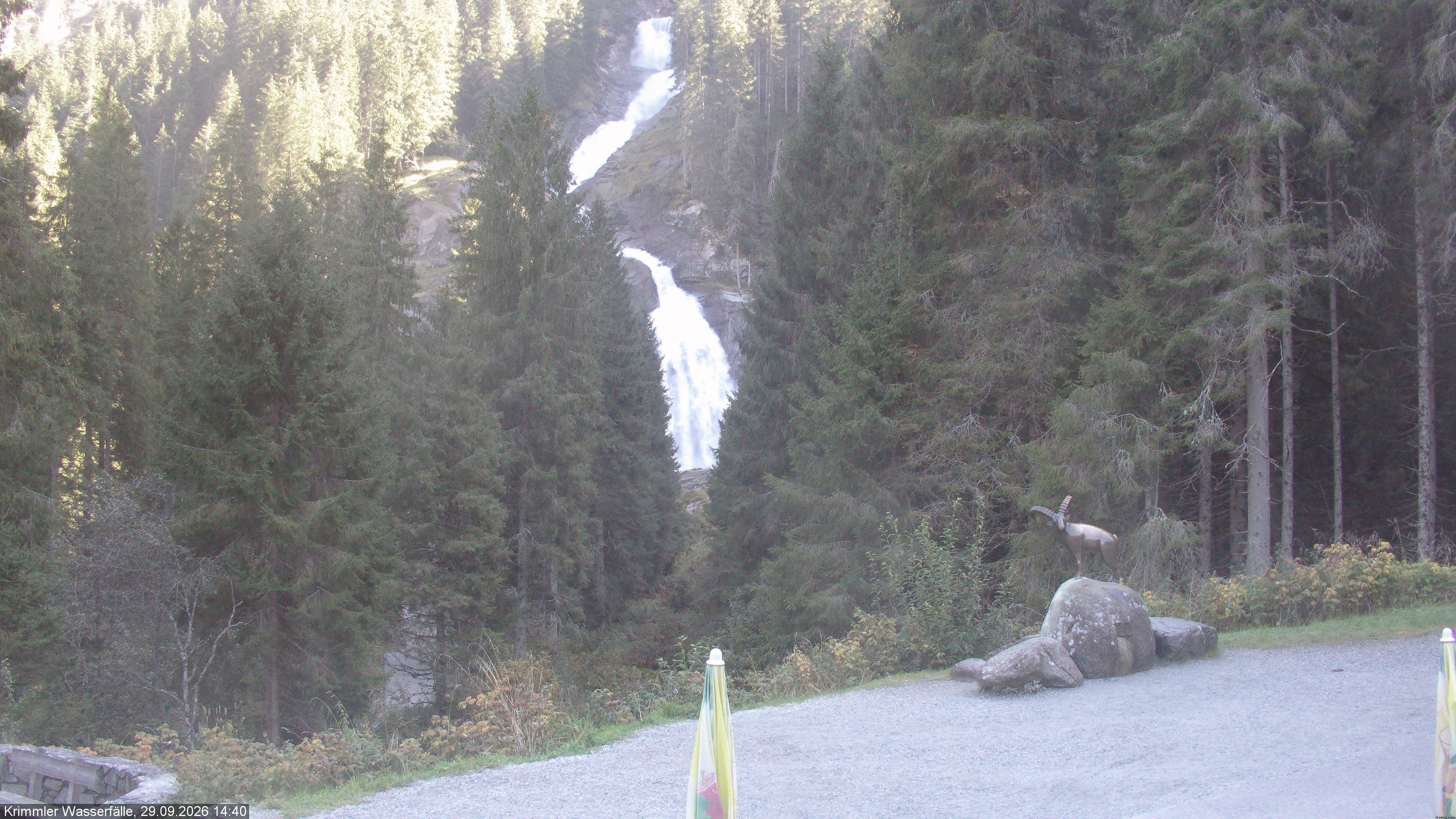 Archiv Foto Webcam Krimmler Wasserfall - Hanke's Café