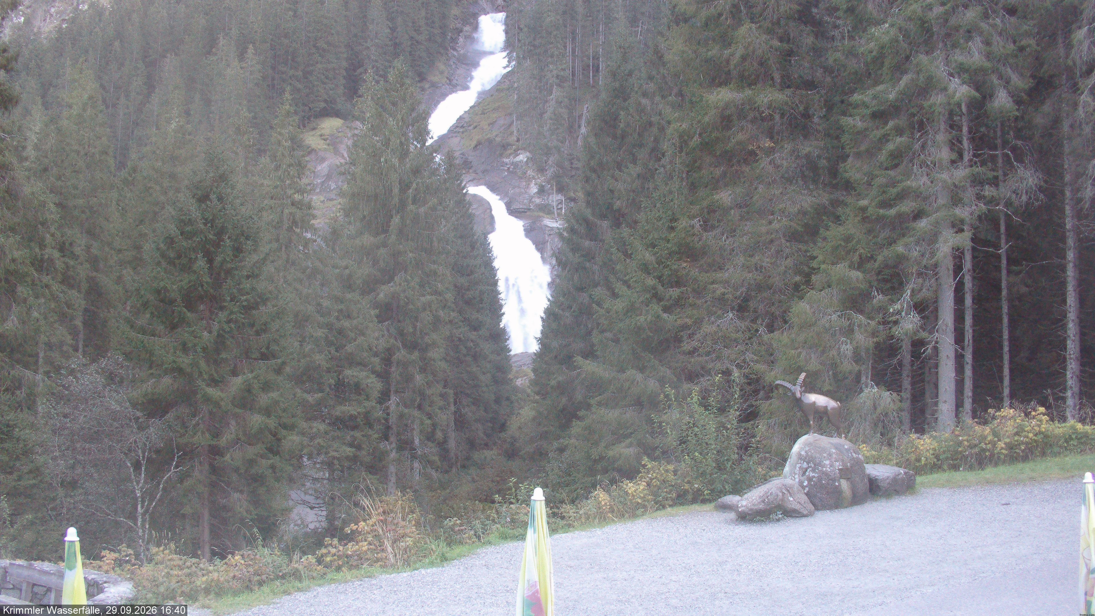 Archiv Foto Webcam Krimmler Wasserfall - Hanke's Café