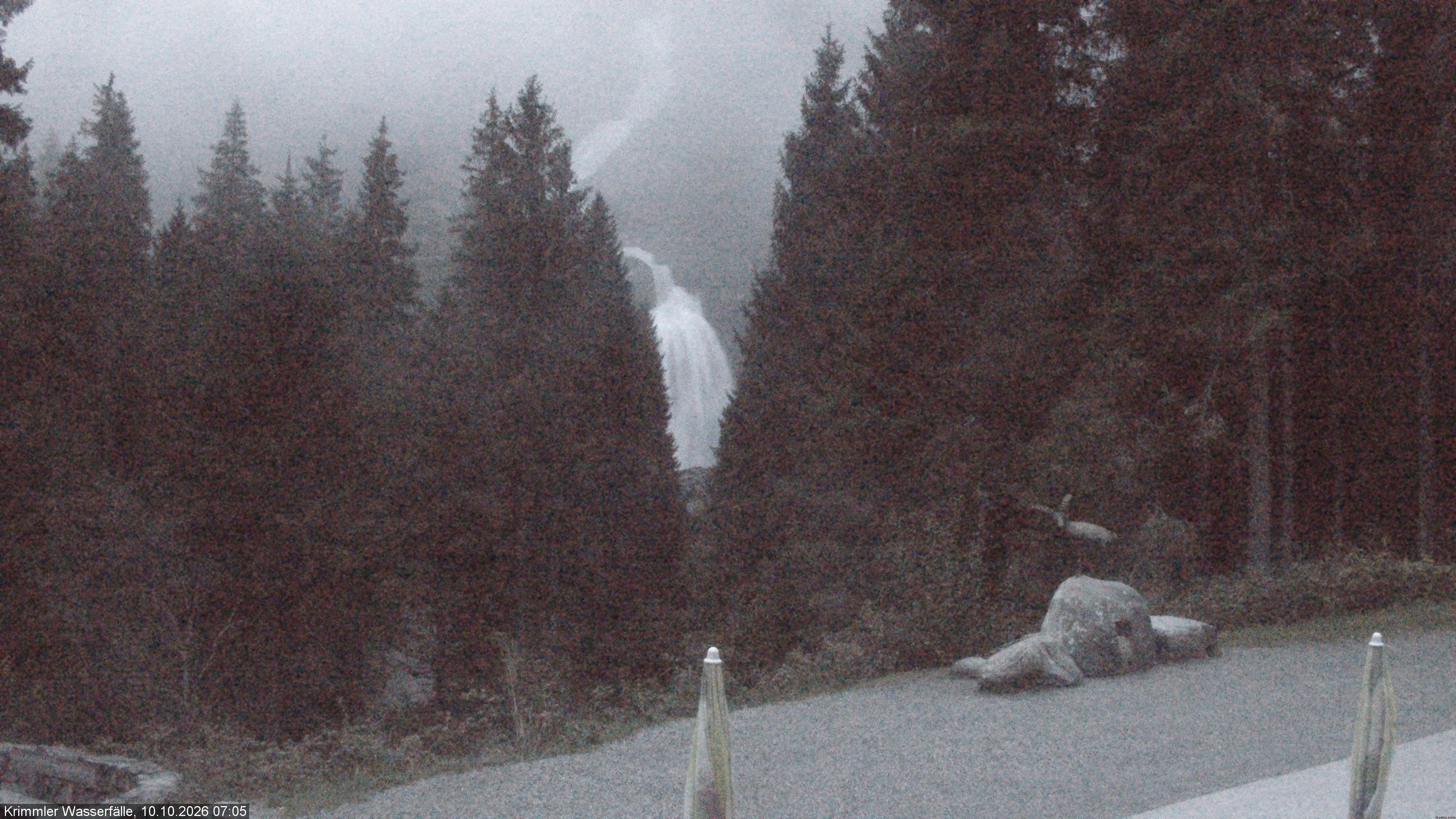 Archived image Webcam Hanke's Café - Krimml Waterfalls