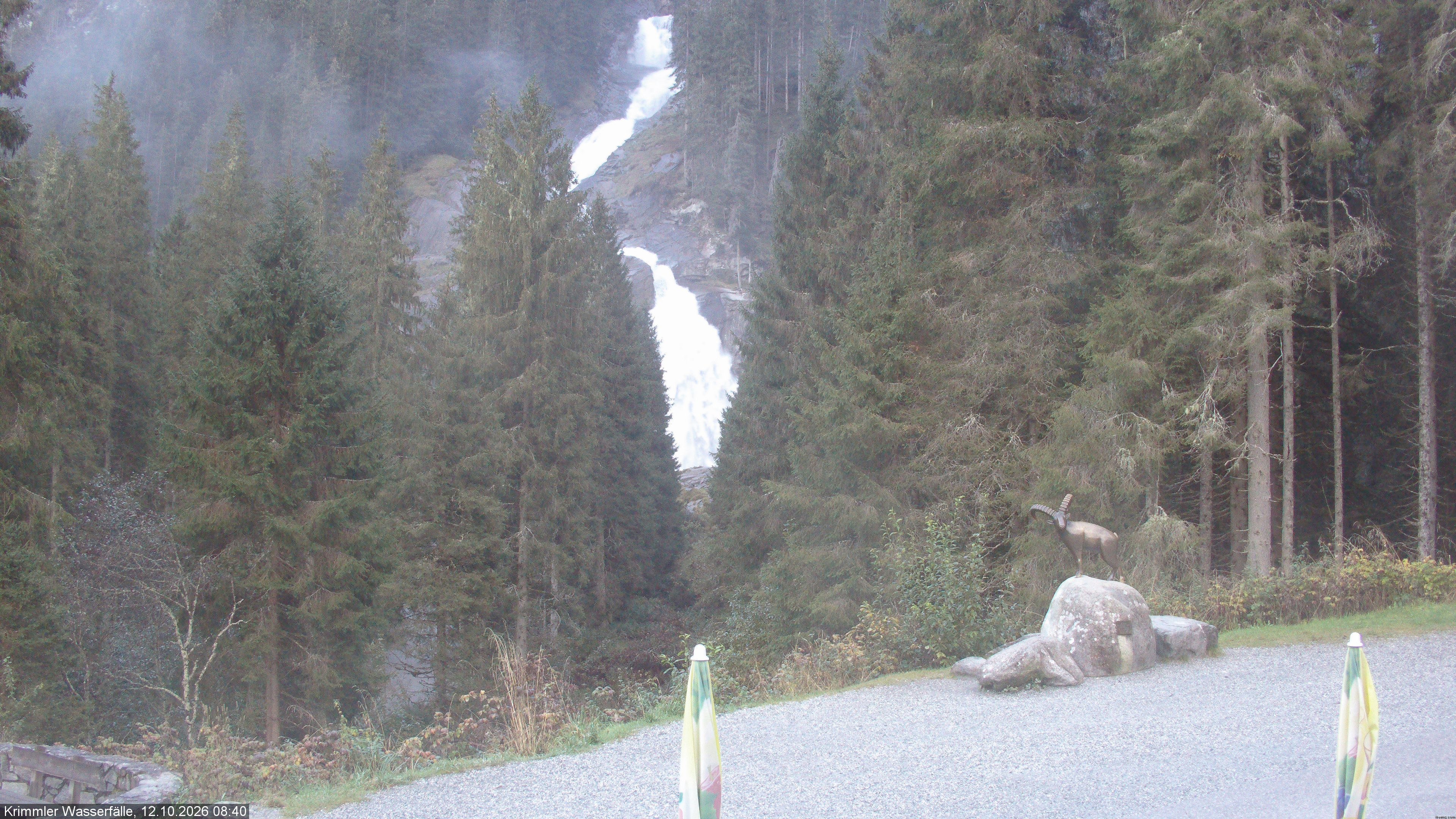 Archiv Foto Webcam Krimmler Wasserfall - Hanke's Café
