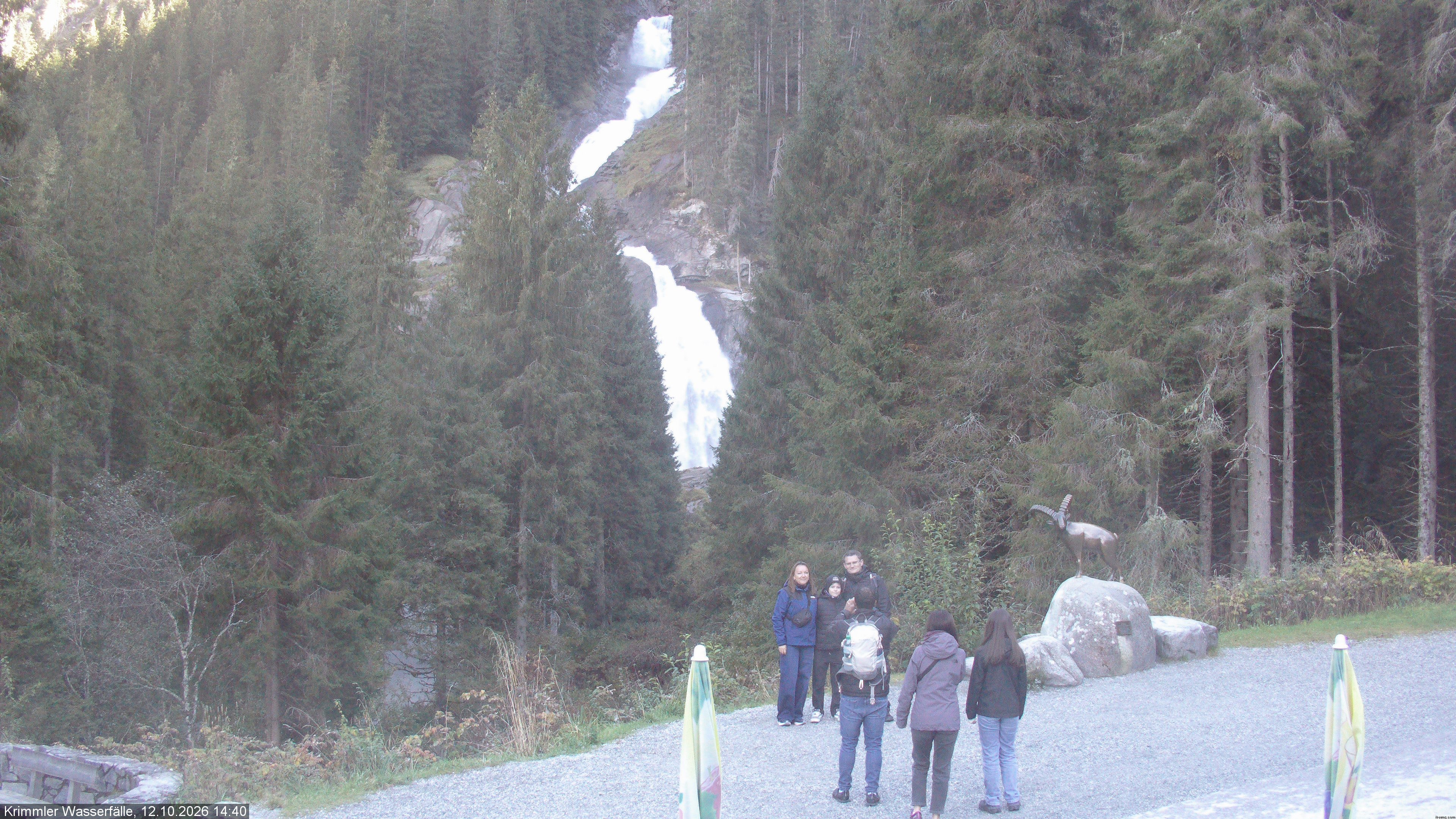 Archiv Foto Webcam Krimmler Wasserfall - Hanke's Café
