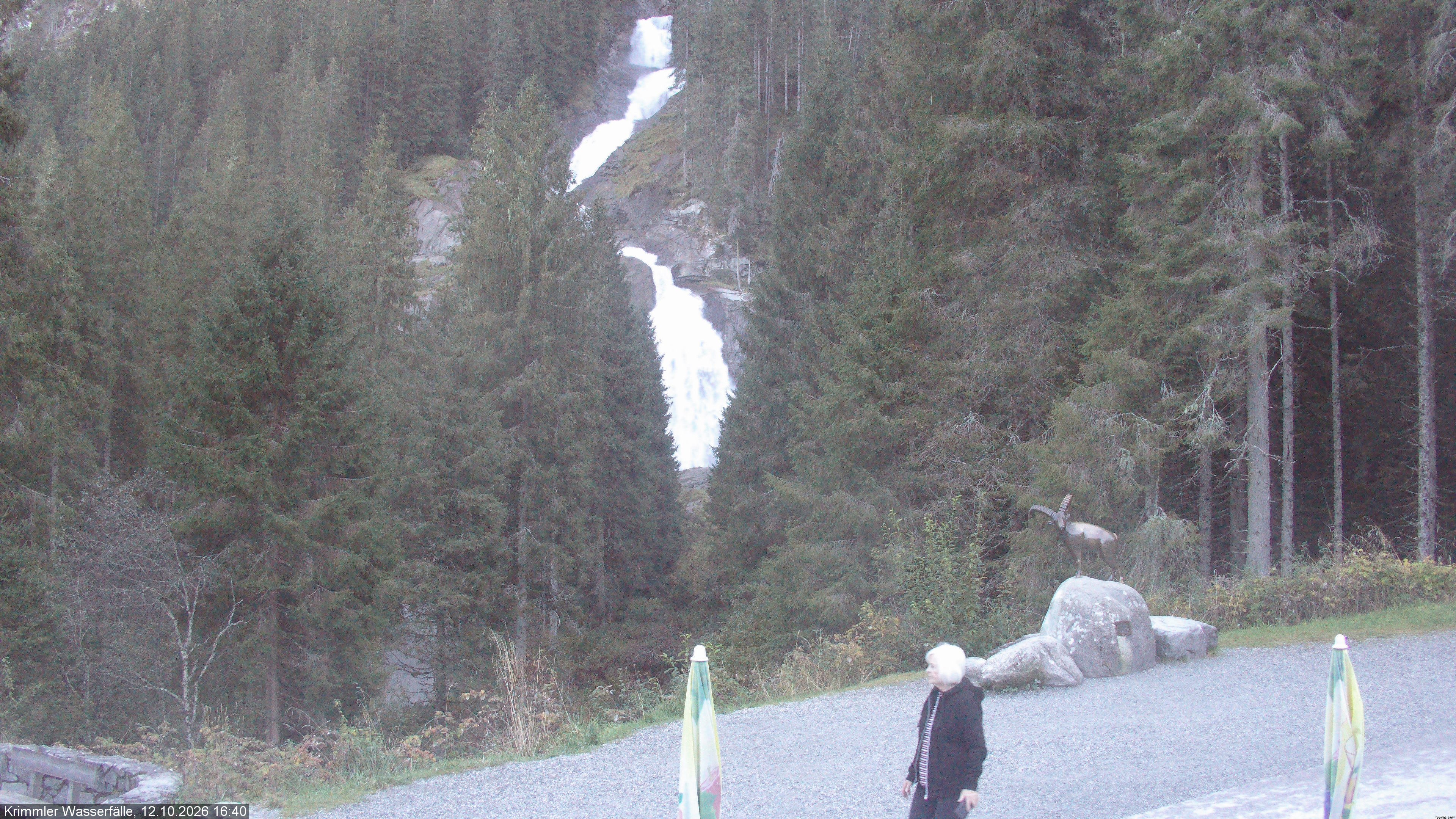 Archiv Foto Webcam Krimmler Wasserfall - Hanke's Café