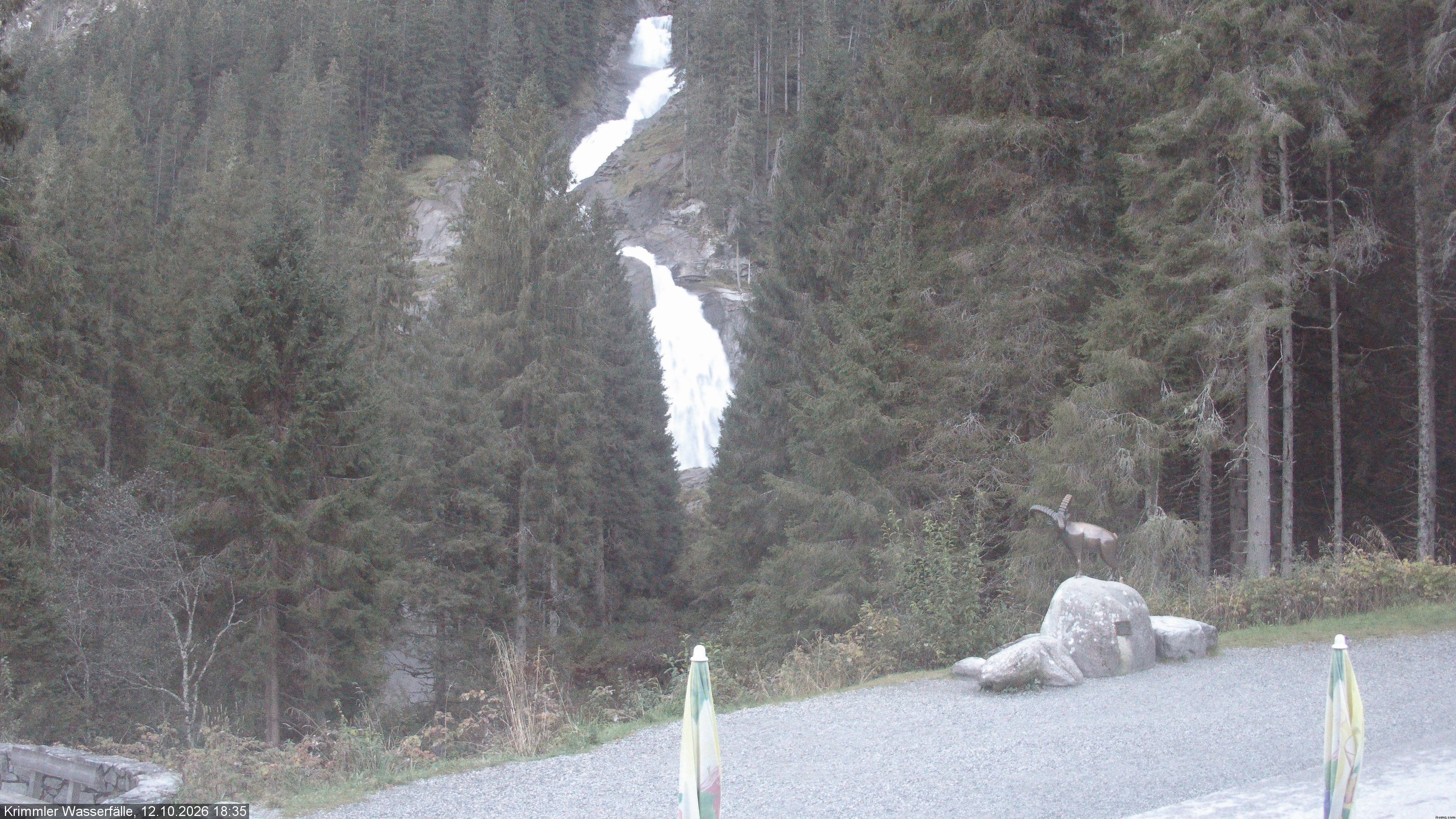Archiv Foto Webcam Krimmler Wasserfall - Hanke's Café