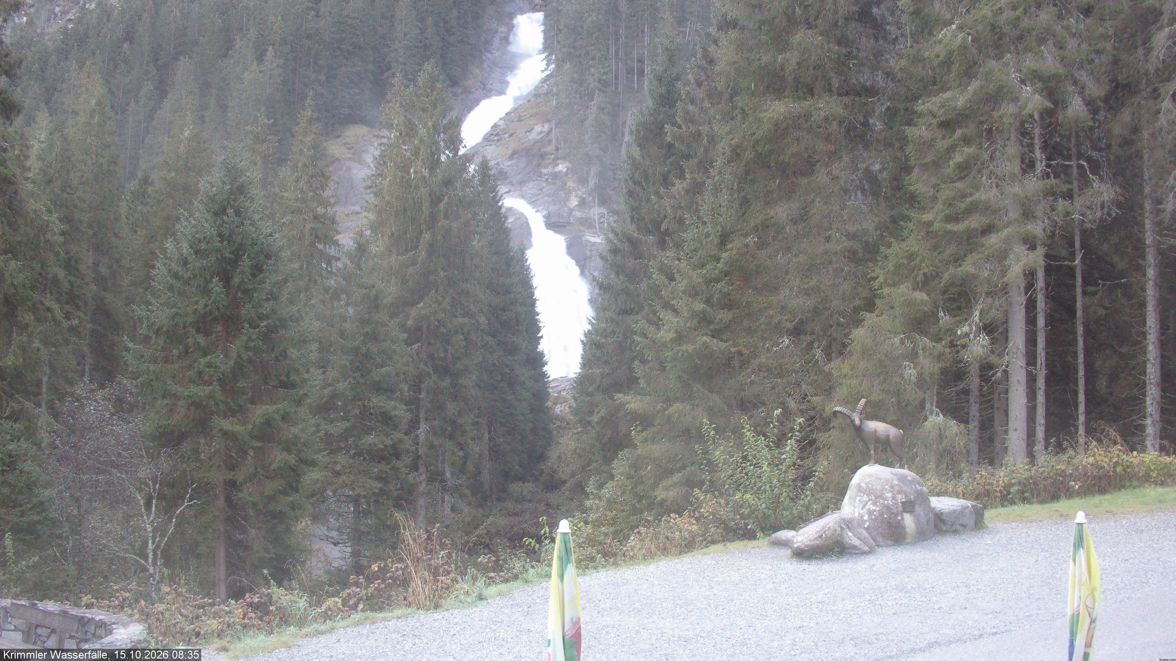 Archiv Foto Webcam Krimmler Wasserfall - Hanke's Café
