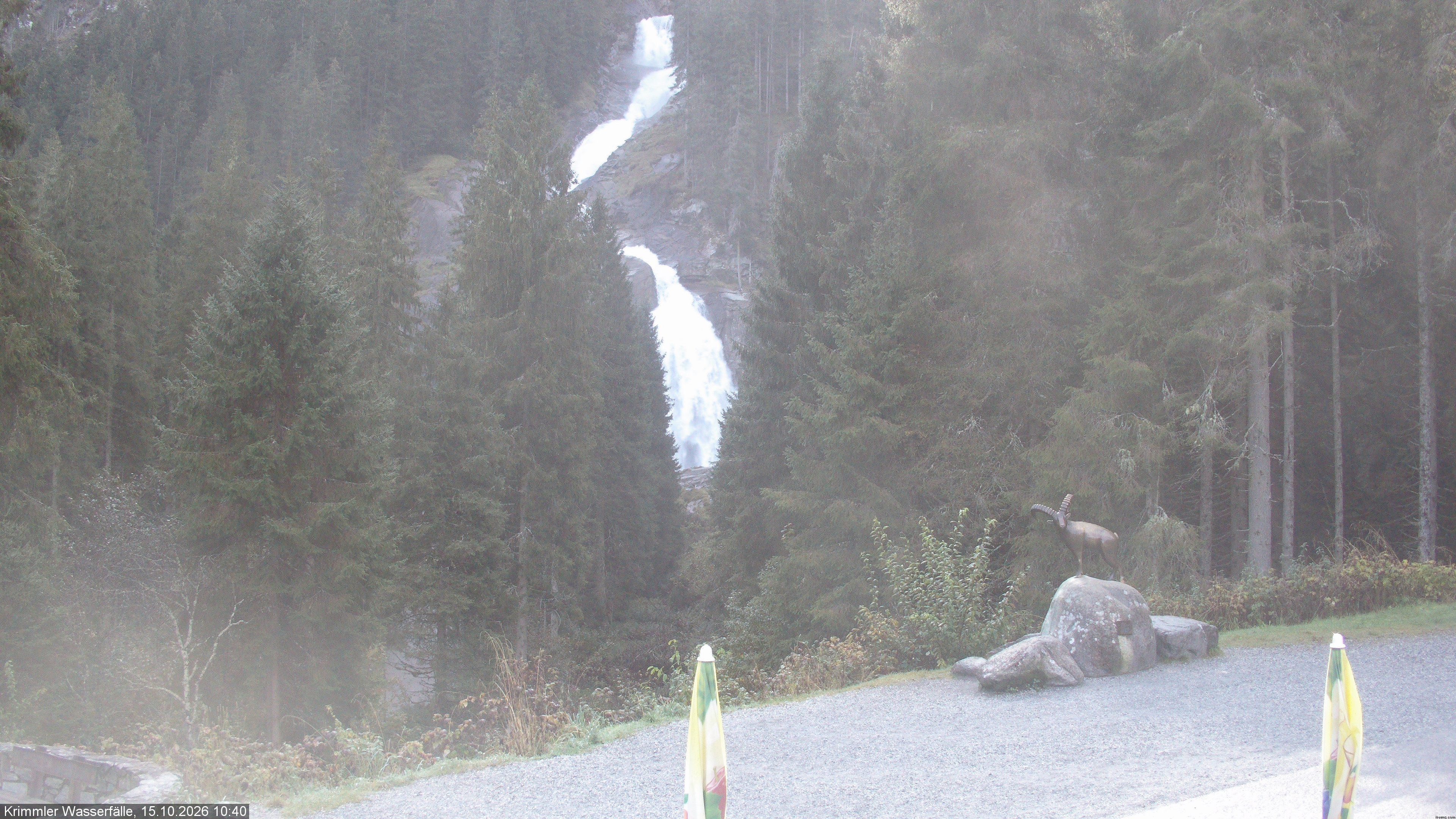Archiv Foto Webcam Krimmler Wasserfall - Hanke's Café