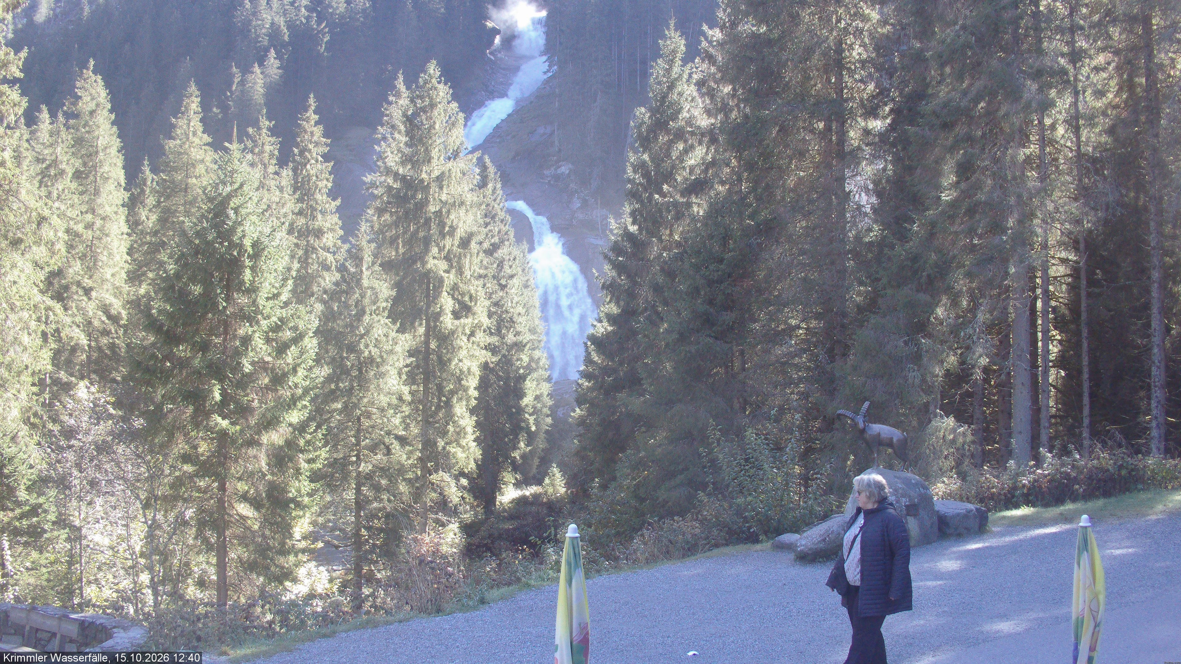 Archiv Foto Webcam Krimmler Wasserfall - Hanke's Café