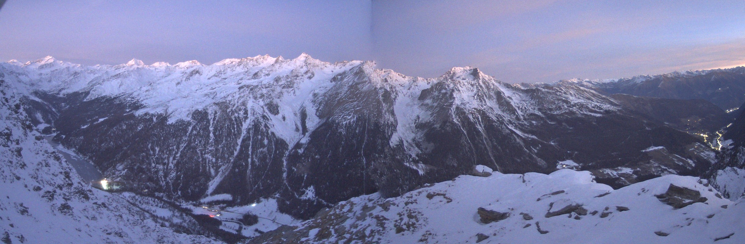 Archiv Foto Webcam Martelltal: Blick Zufrittsee