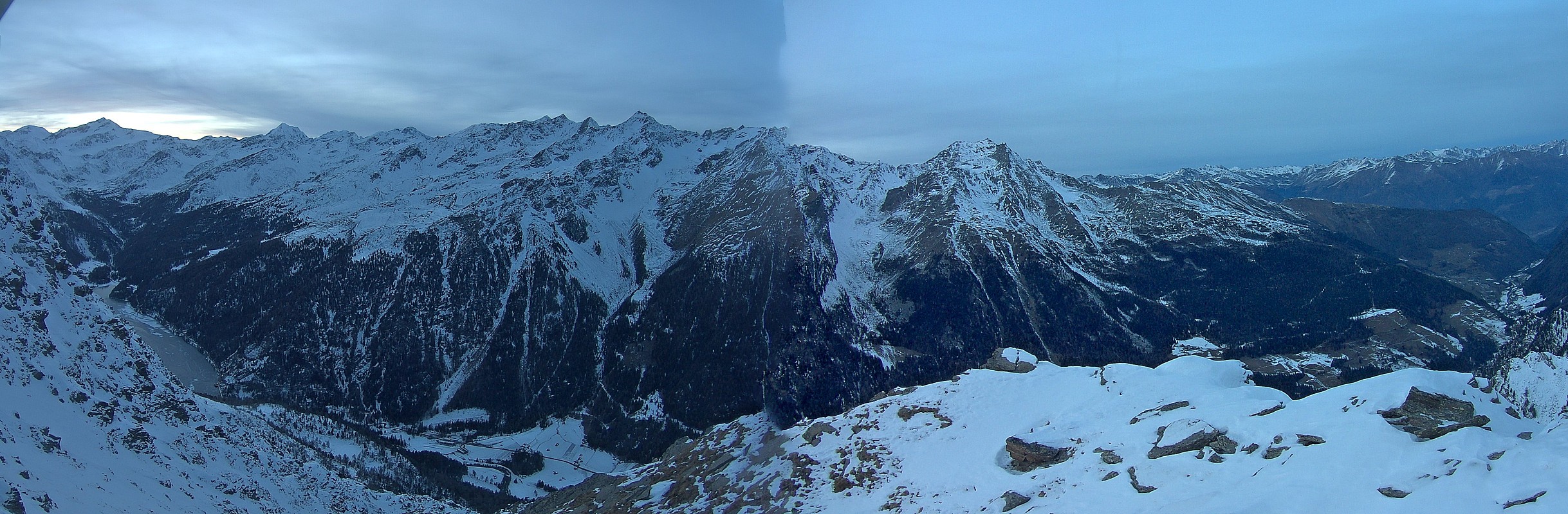 Archiv Foto Webcam Martelltal: Blick Zufrittsee