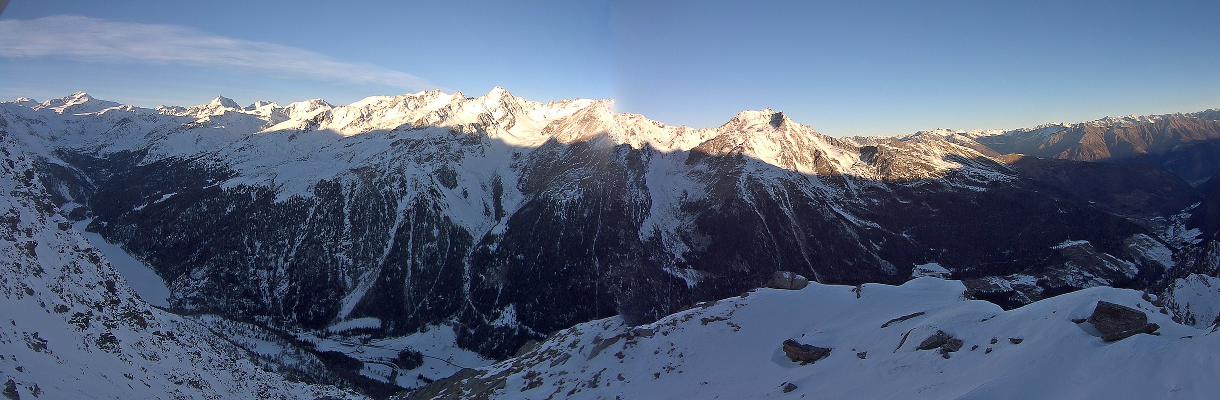 Archiv Foto Webcam Martelltal: Blick Zufrittsee