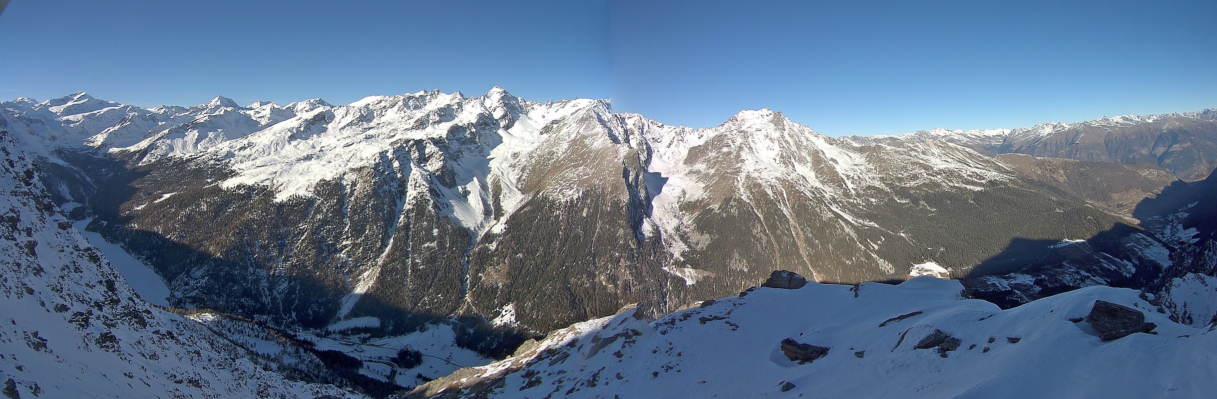 Archiv Foto Webcam Martelltal: Blick Zufrittsee