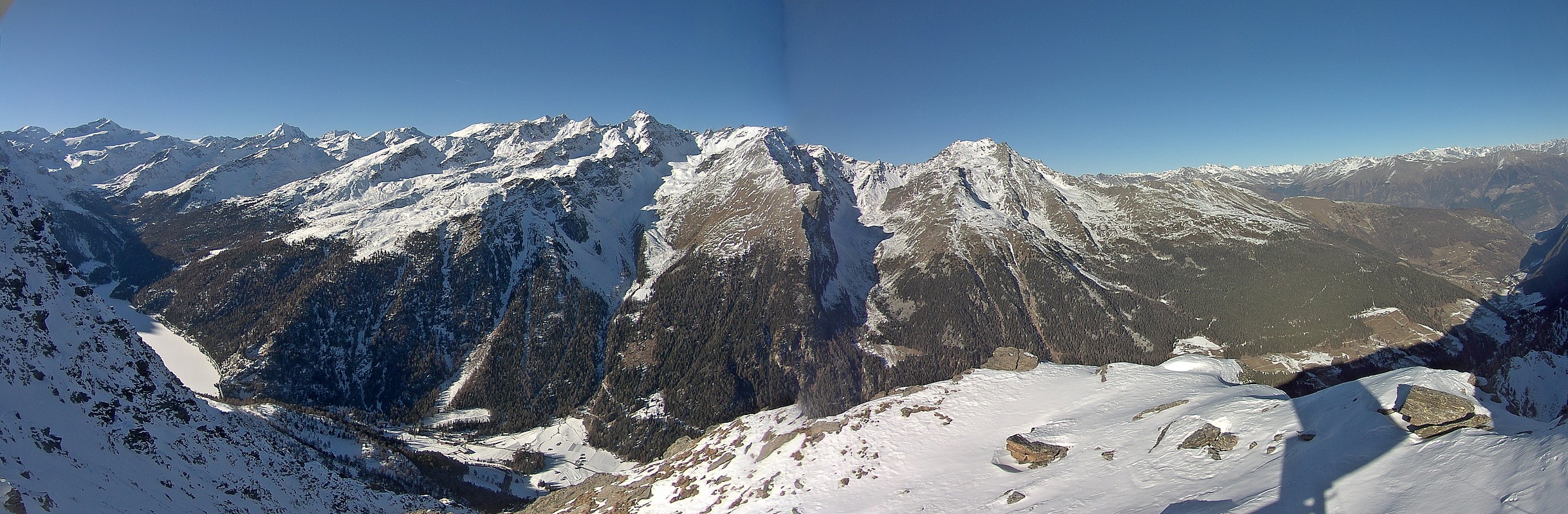 Archiv Foto Webcam Martelltal: Blick Zufrittsee