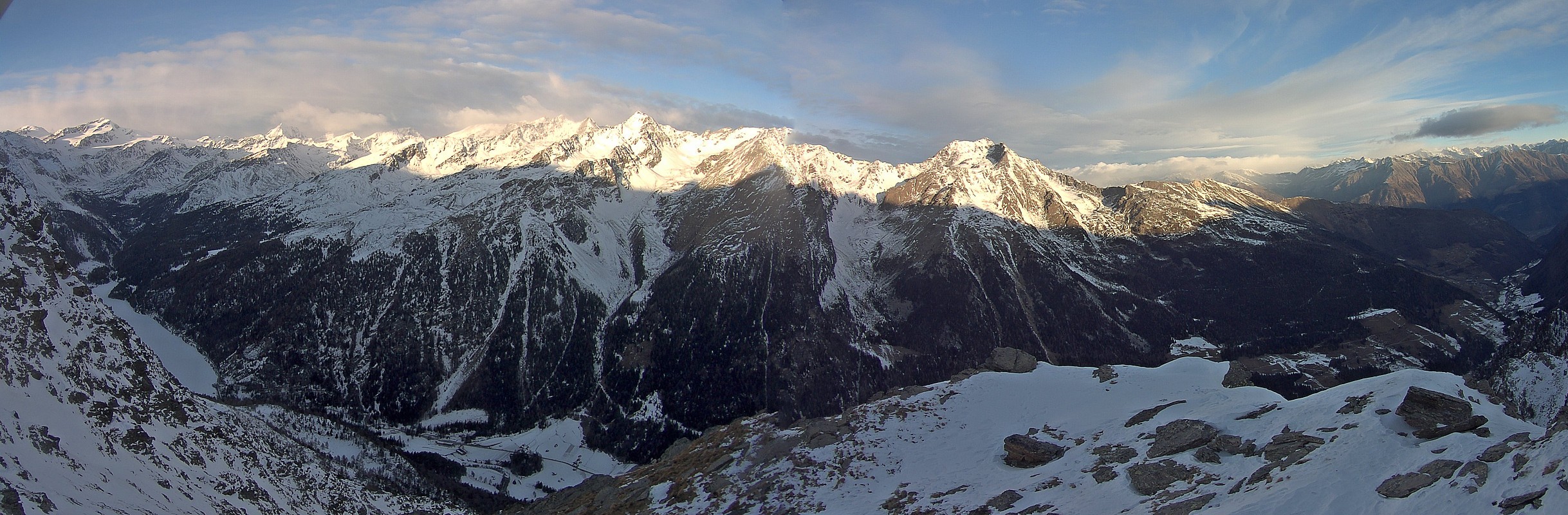 Archiv Foto Webcam Martelltal: Blick Zufrittsee