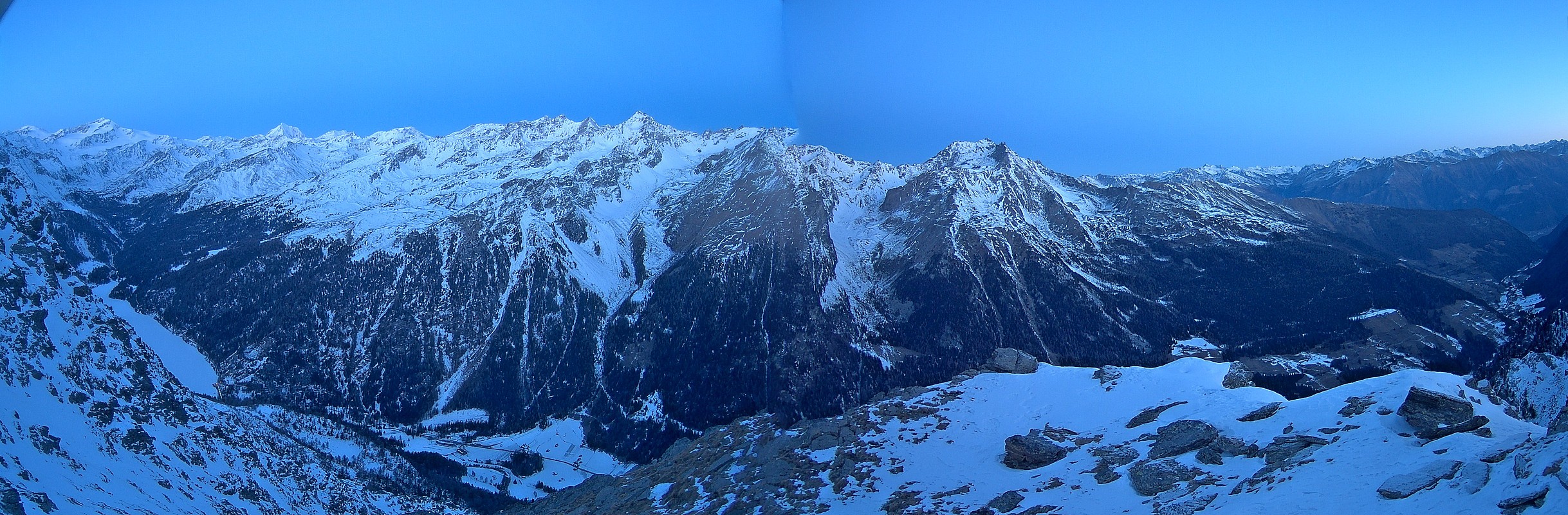 Archiv Foto Webcam Martelltal: Blick Zufrittsee