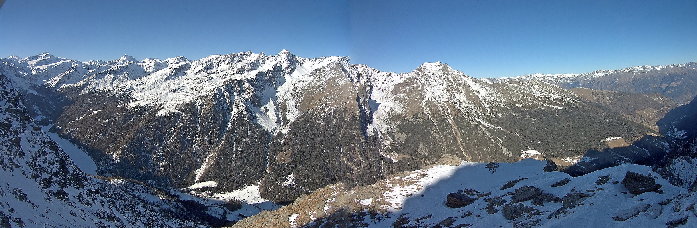 Archiv Foto Webcam Martelltal: Blick Zufrittsee