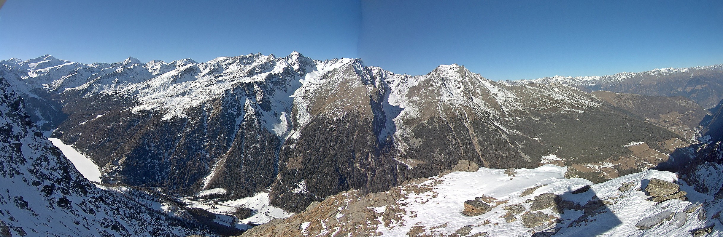 Archiv Foto Webcam Martelltal: Blick Zufrittsee