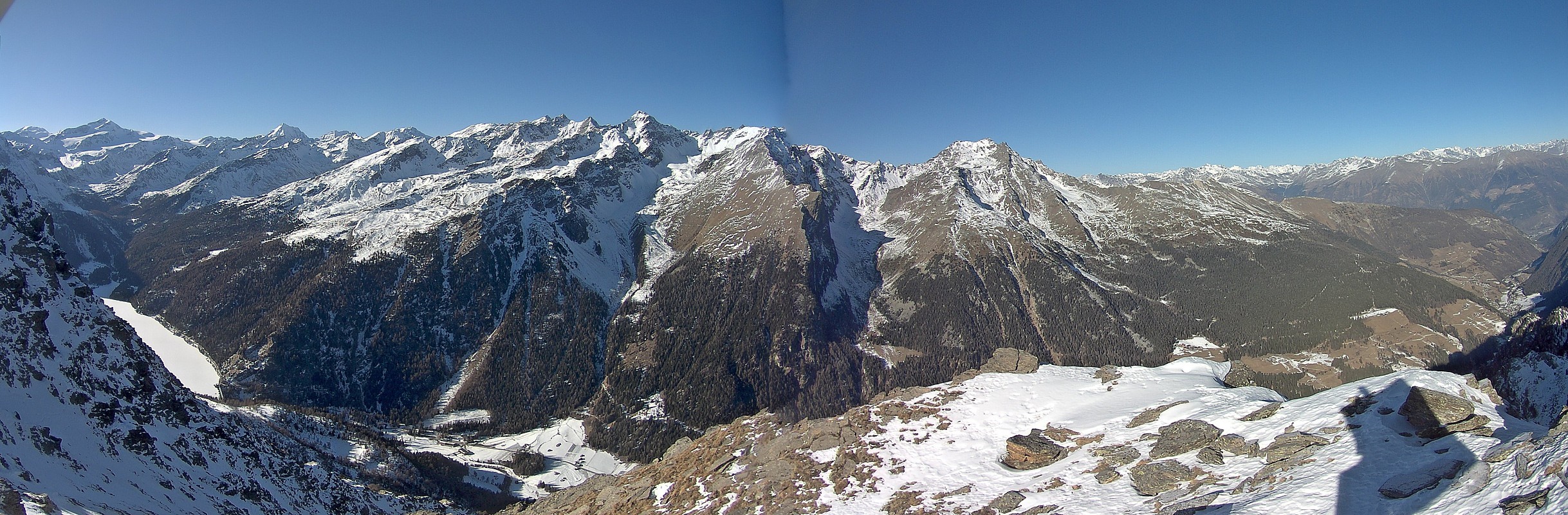 Archiv Foto Webcam Martelltal: Blick Zufrittsee