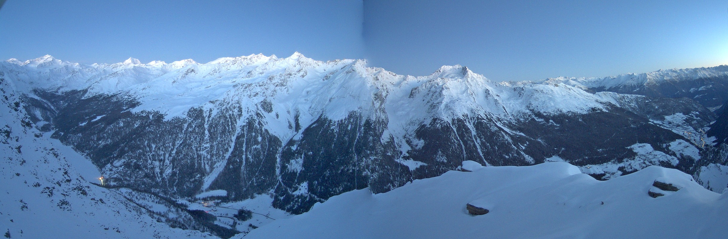 Archiv Foto Webcam Martelltal: Blick Zufrittsee