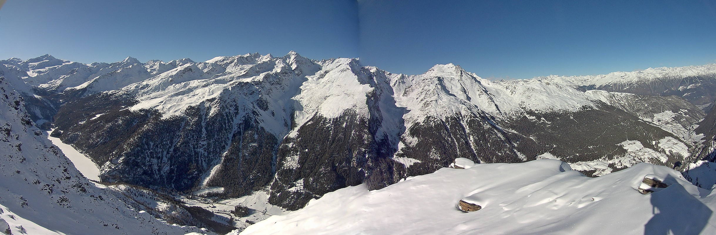 Archiv Foto Webcam Martelltal: Blick Zufrittsee