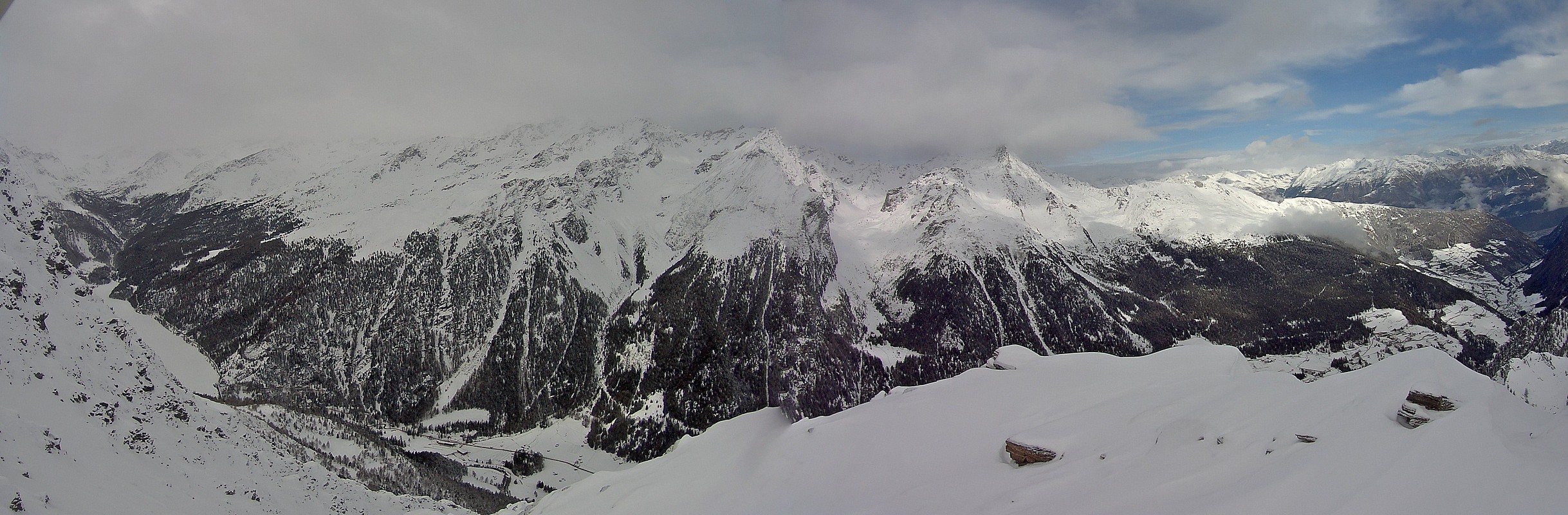 Archiv Foto Webcam Martelltal: Blick Zufrittsee