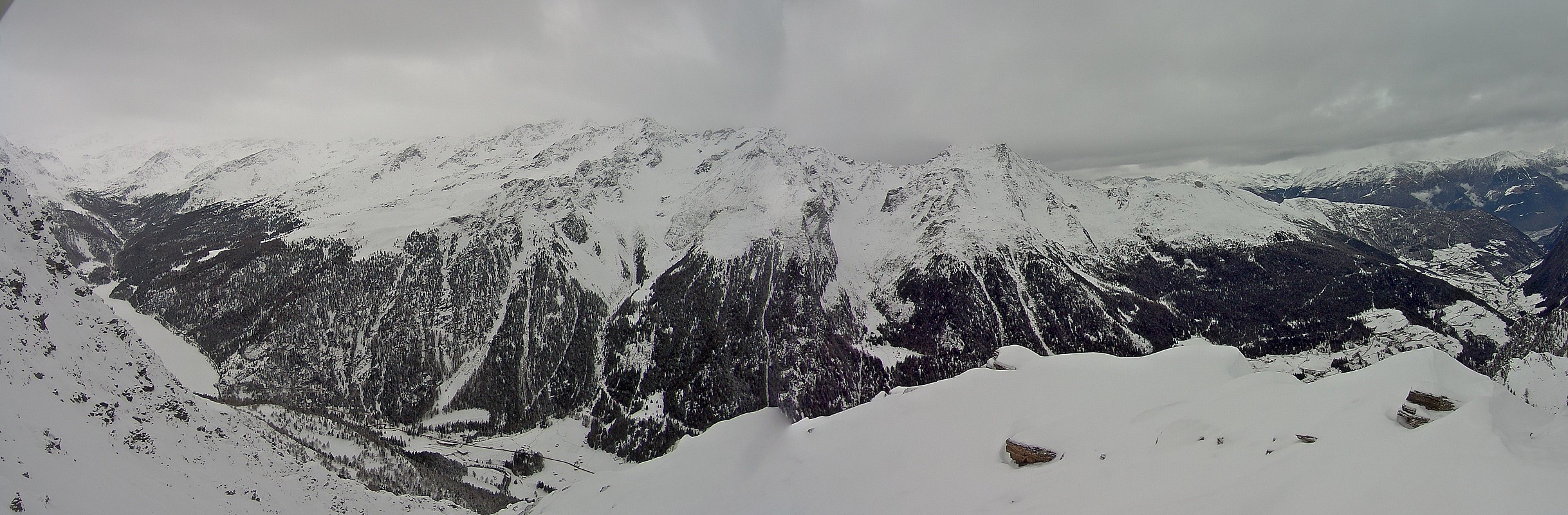 Archiv Foto Webcam Martelltal: Blick Zufrittsee