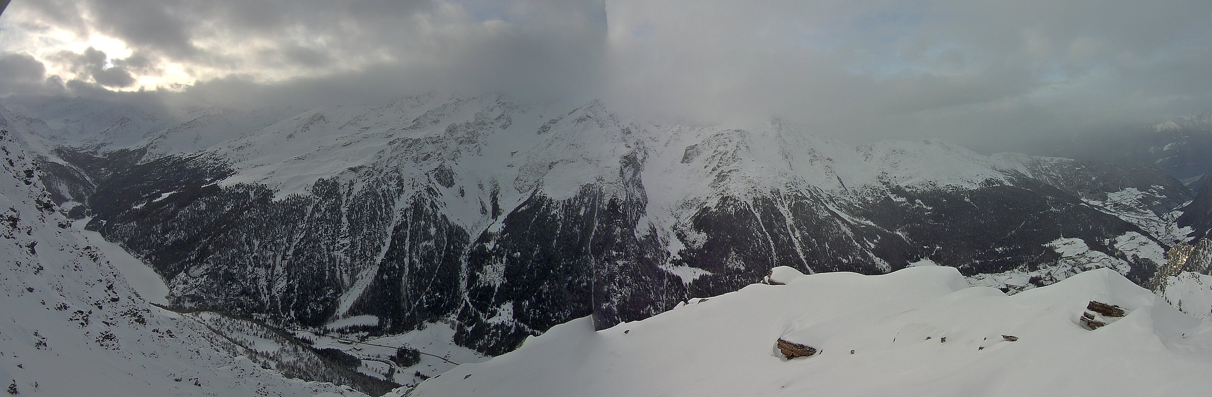 Archiv Foto Webcam Martelltal: Blick Zufrittsee