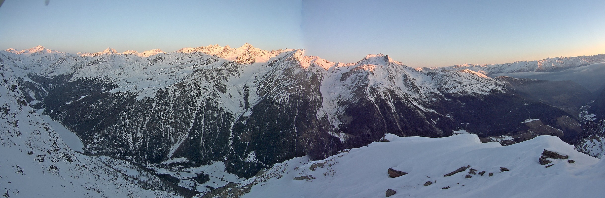 Archiv Foto Webcam Martelltal: Blick Zufrittsee