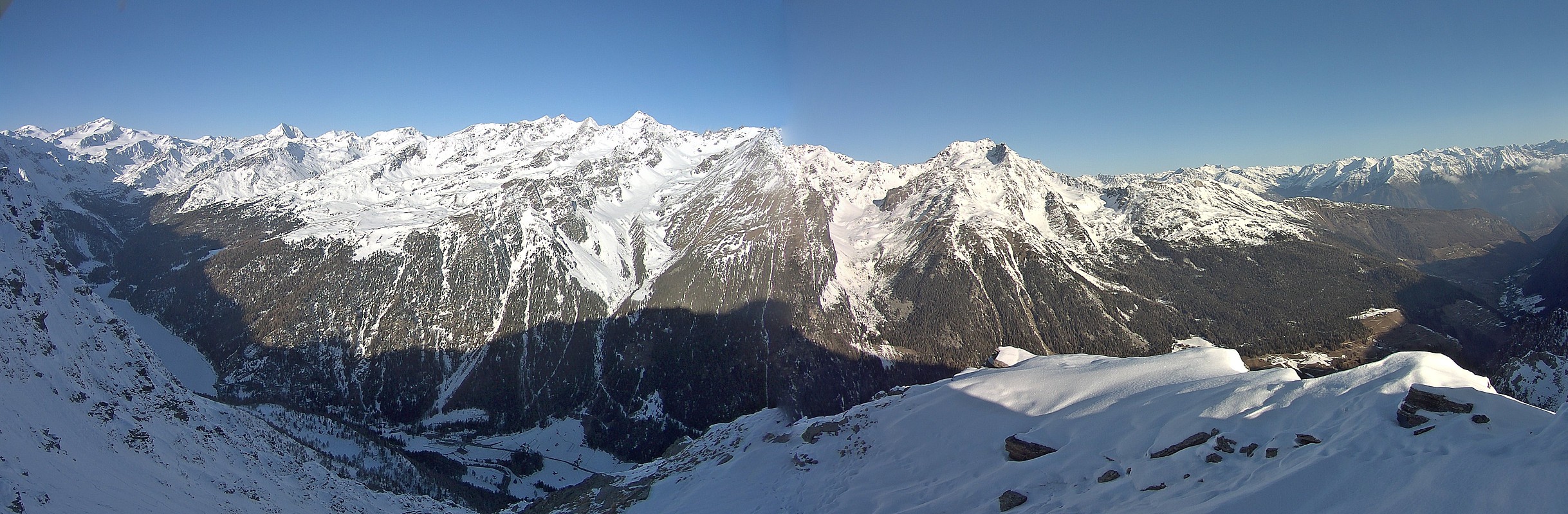 Archiv Foto Webcam Martelltal: Blick Zufrittsee